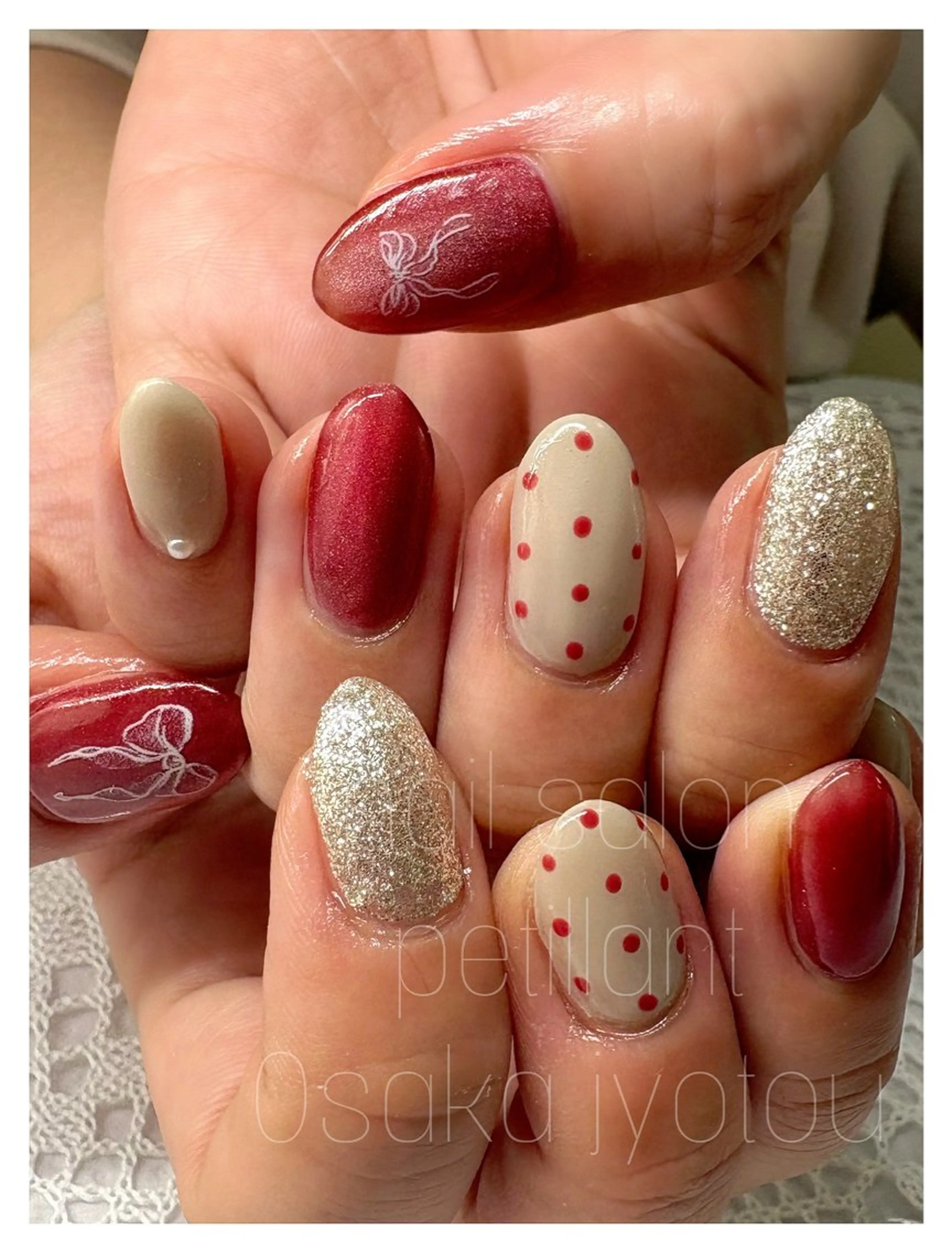 ネイル アートネイル ラメ(グリッター) ハンドネイル ハンドケア petillant所属・nail salon petillantのネイルデザイン
