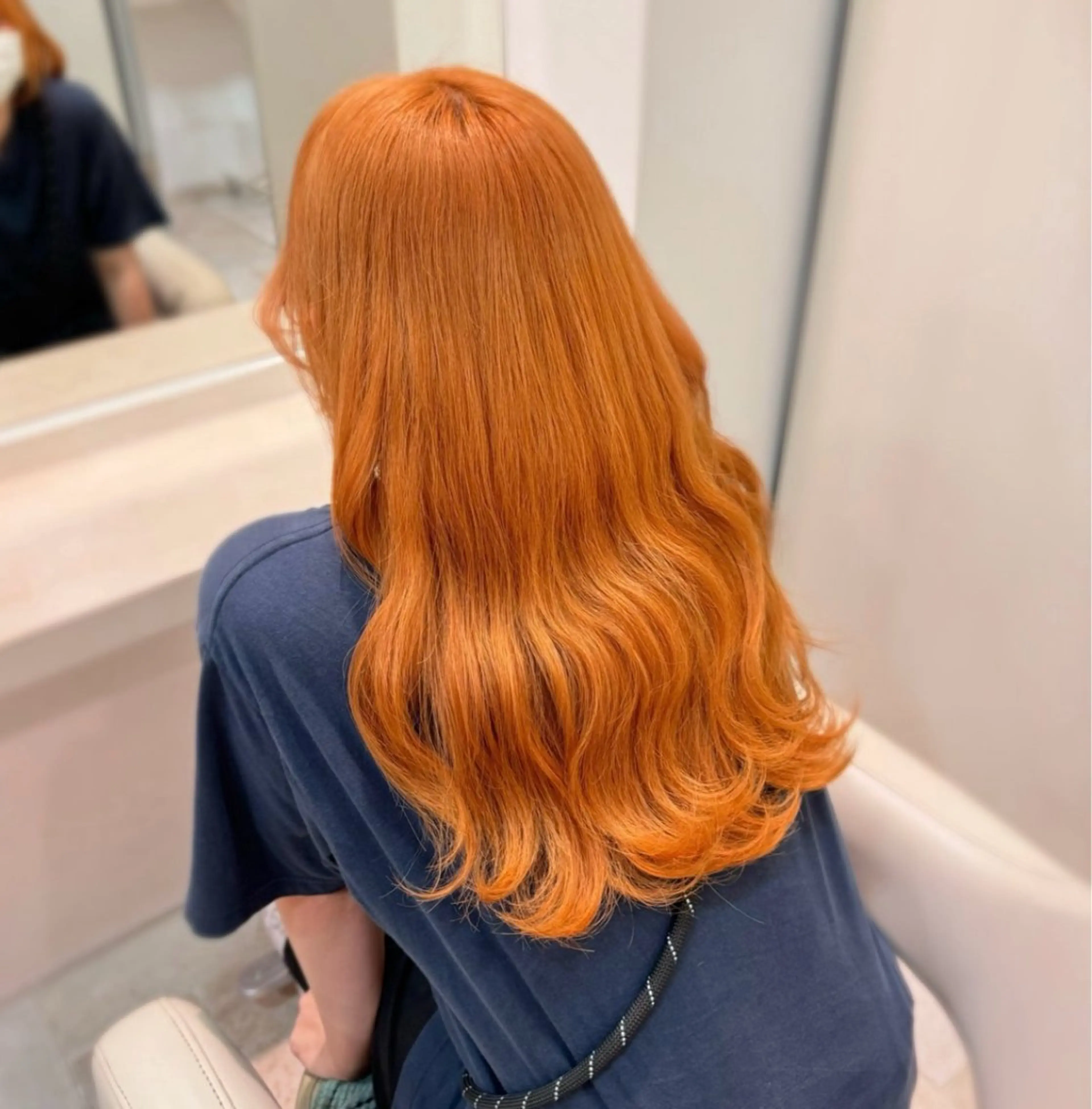 ロング ヘアカラー トリートメント 青木 あいかのヘアスタイル