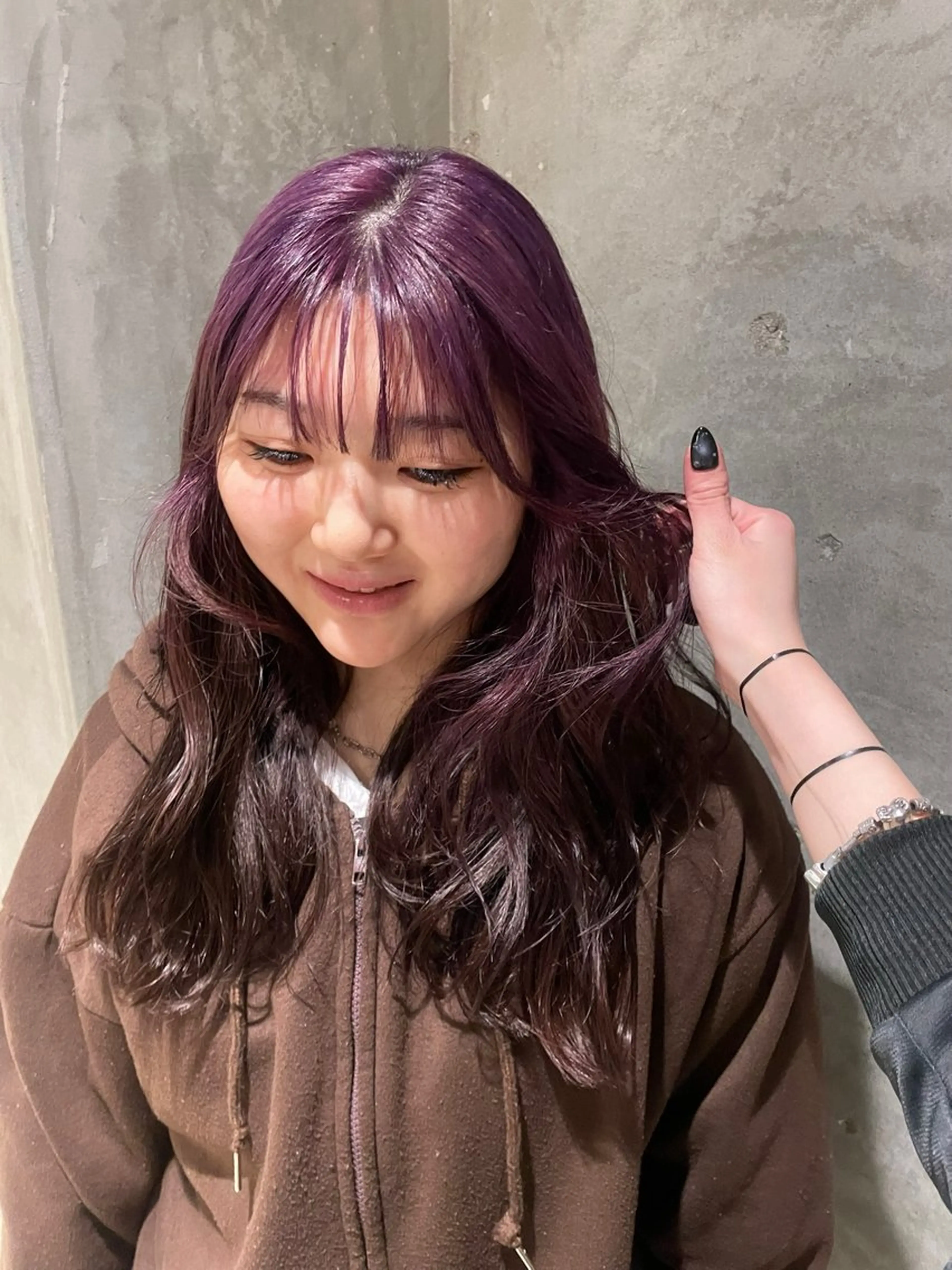 セミロング ヘアカラー HIKARIS相川店所属・asada makotoのヘアスタイル