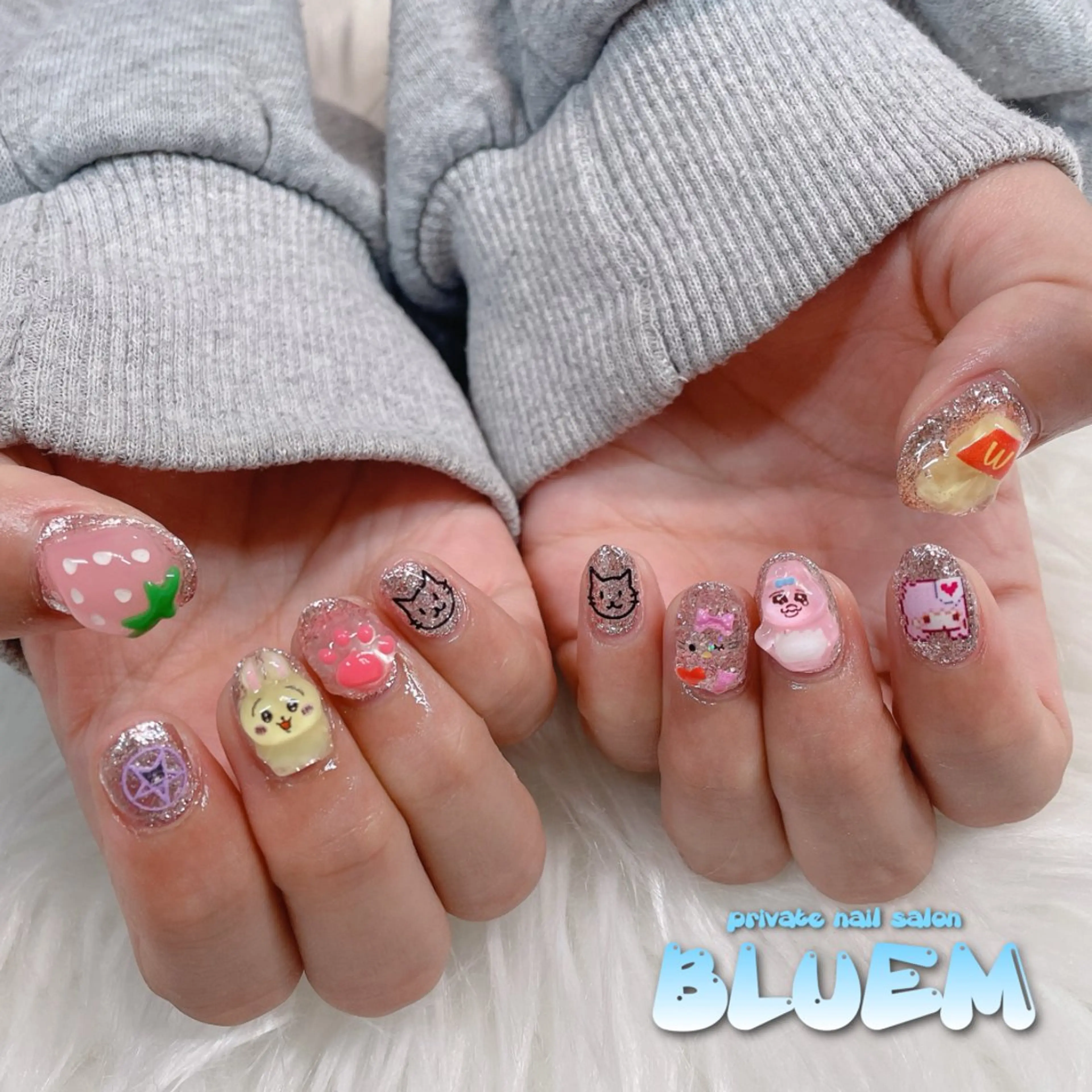 ネイル ハンドネイル ハンドケア BLUEM所属・BLUEM さやかのネイルデザイン