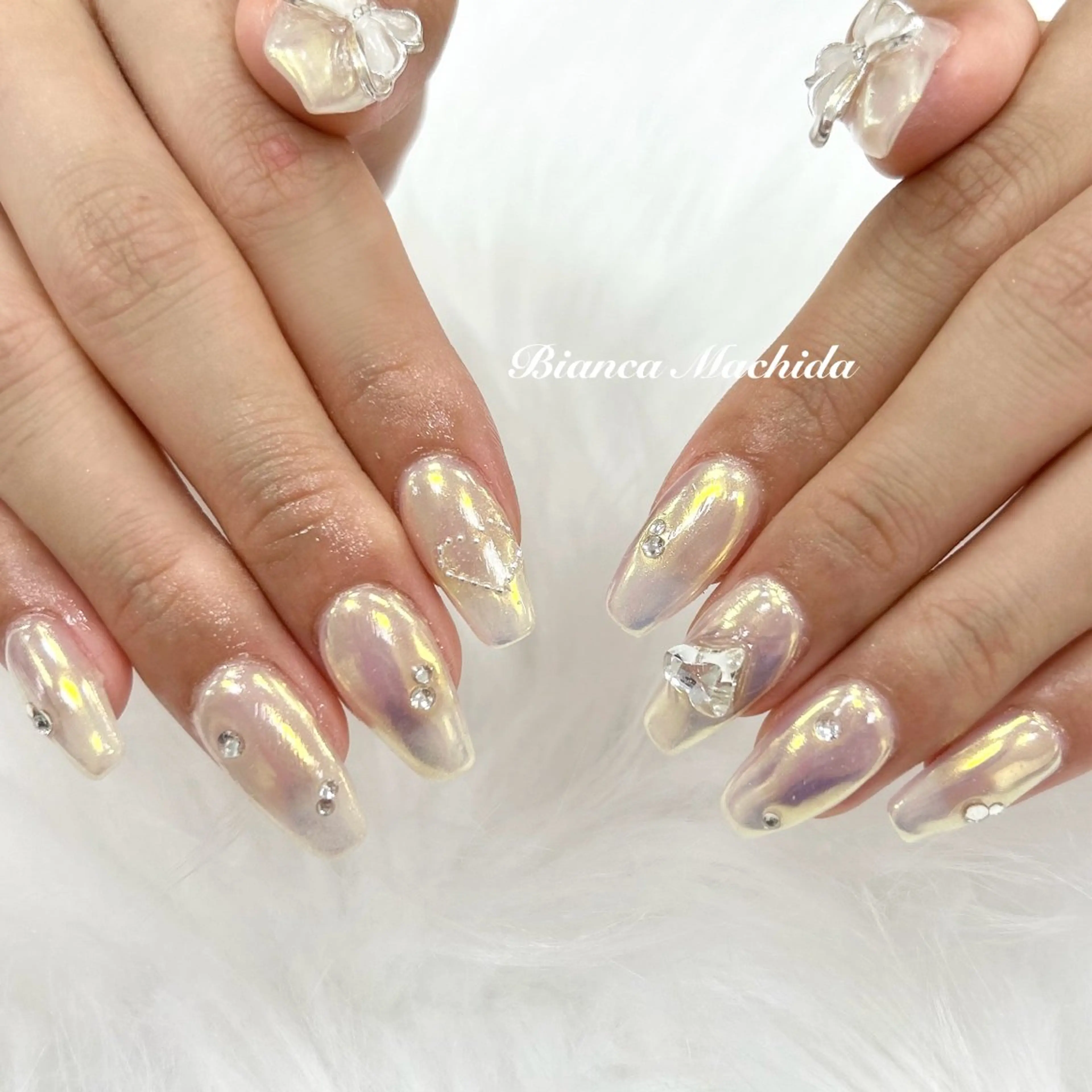 ネイル ハンドネイル ハンドケア Bianca 🪽 Nakajimaのネイルデザイン