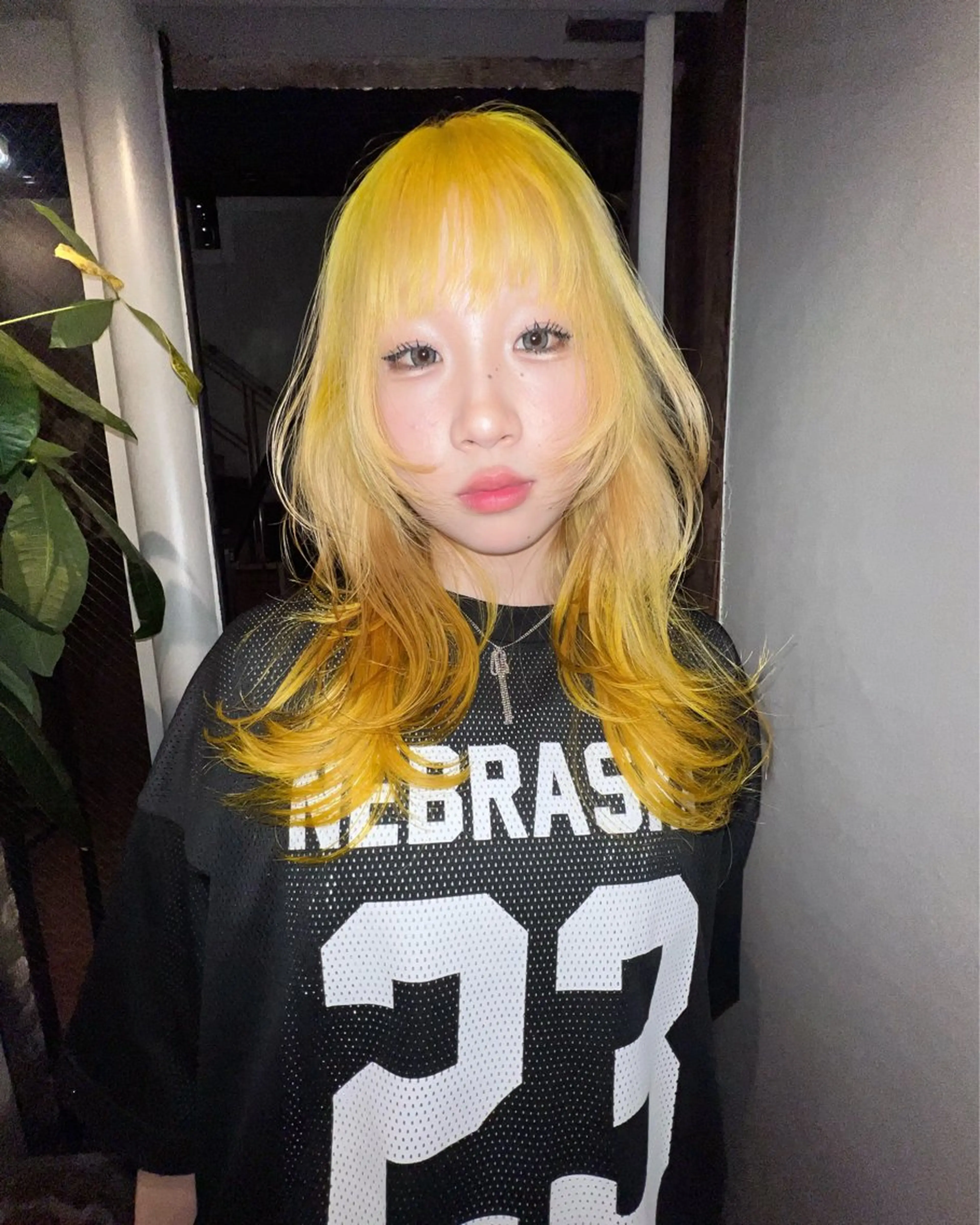 ロング カラー カット ヘアカラー haco＋所属・圧倒的デザイン力 店長🎨RENAのヘアスタイル
