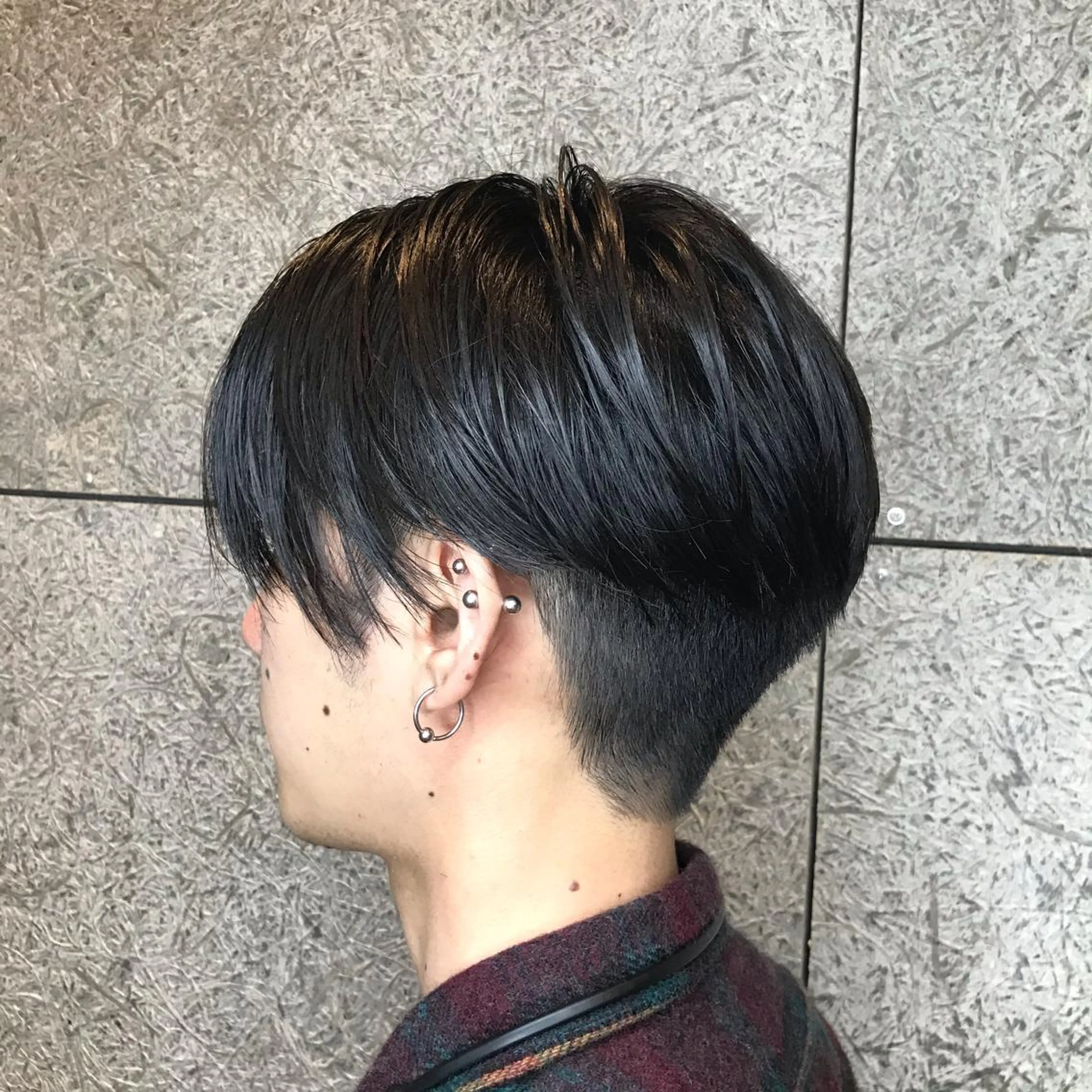 ショート メンズ うるツヤハイトーン✨ /西川郁巳のヘアスタイル