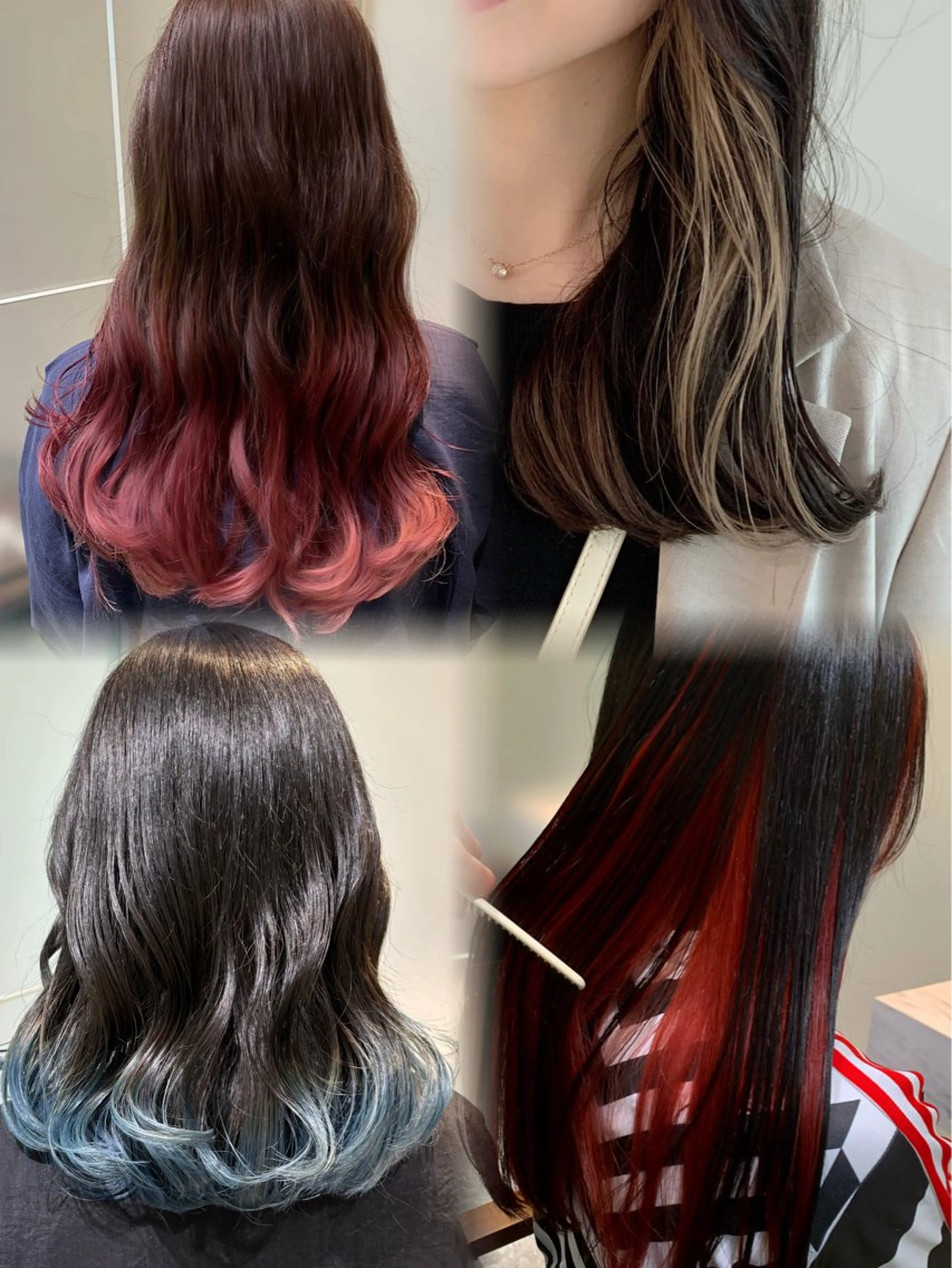 ロング カラー [渋谷ブリーチ] 玲弥のヘアスタイル