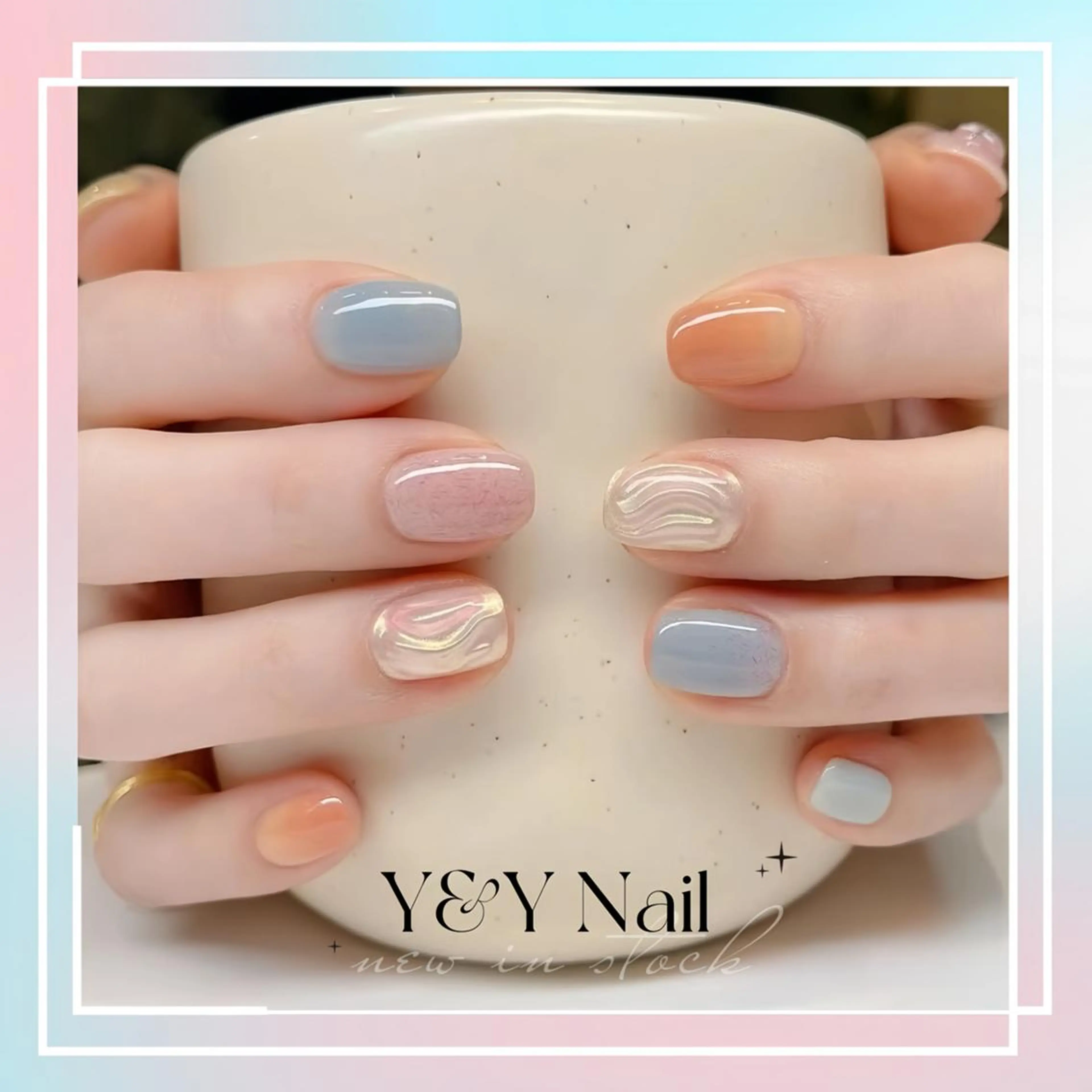 ショート ショートヘア ハンドネイル ハンドケア Y&Y Nail Salonのネイルデザイン
