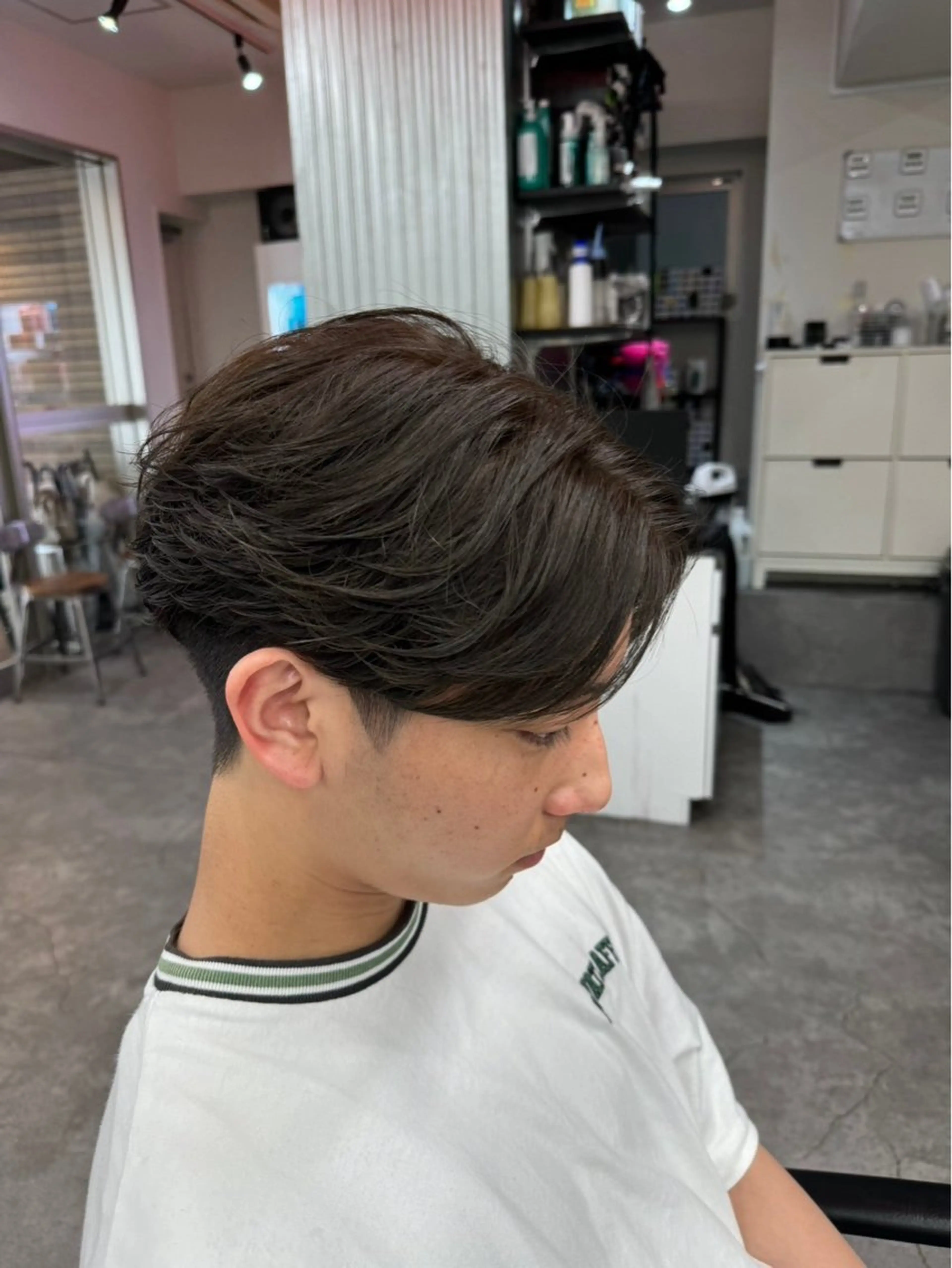 ショート パーマ メンズ カット パーマ ヘアセット メンズ/パーマ特化/ 町田/naokiのヘアスタイル