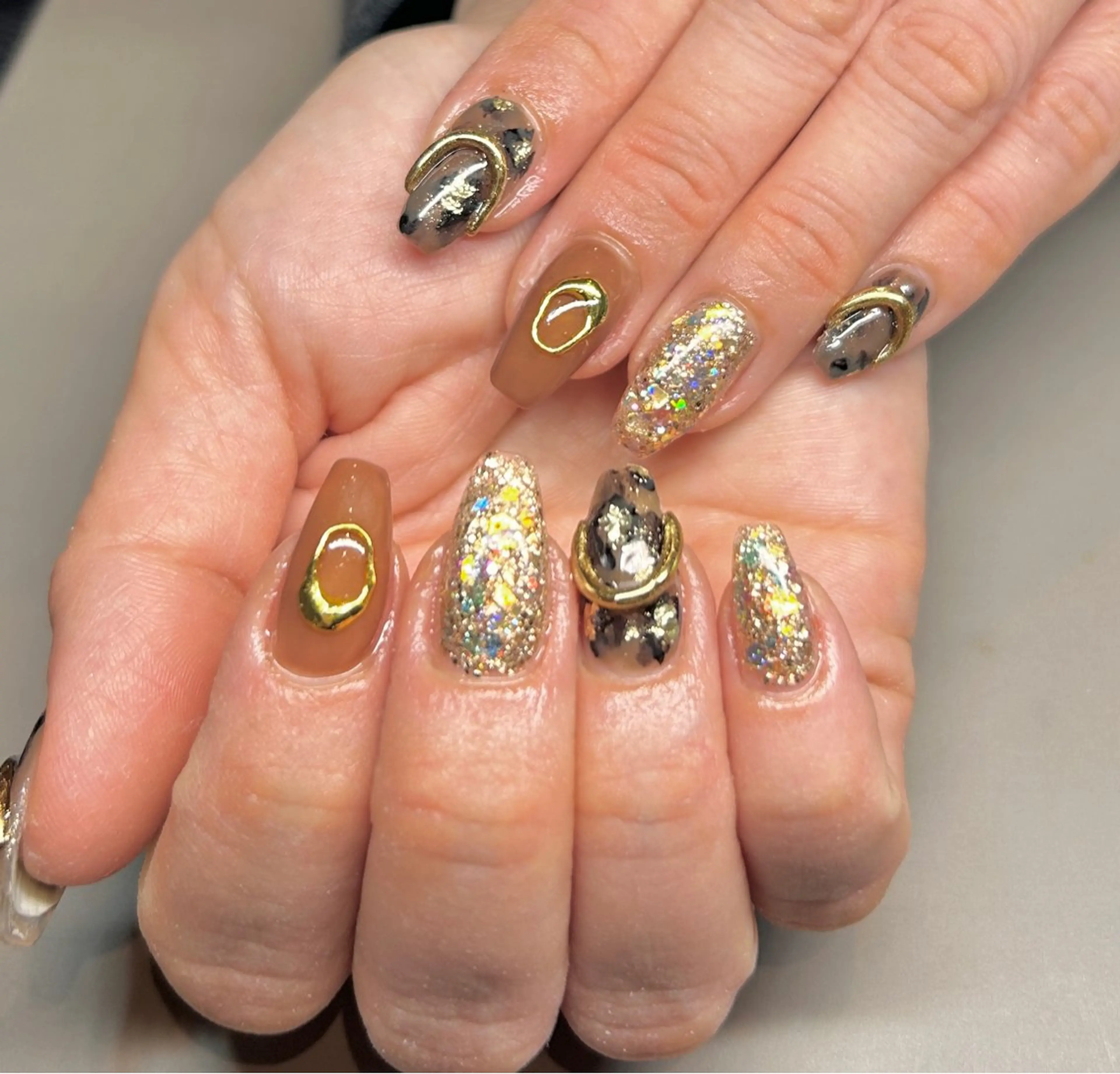 ネイル 長さ出し 持ち込み 春ネイル ハンドネイル N.style所属・Ｎ. styleのネイルデザイン