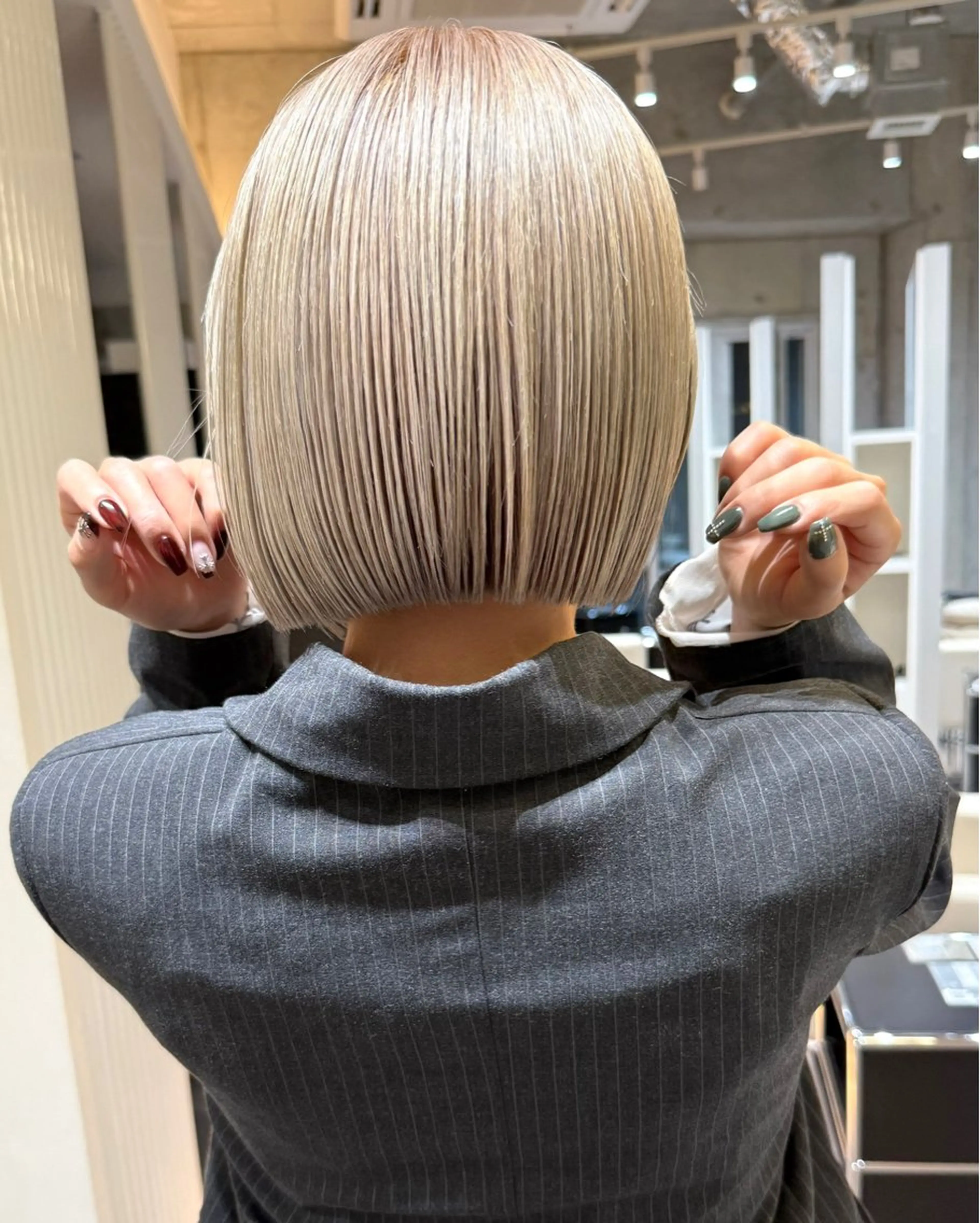 ショート カット ヘアカラー ボブ/パーマ 代表　岡　大斗のヘアスタイル