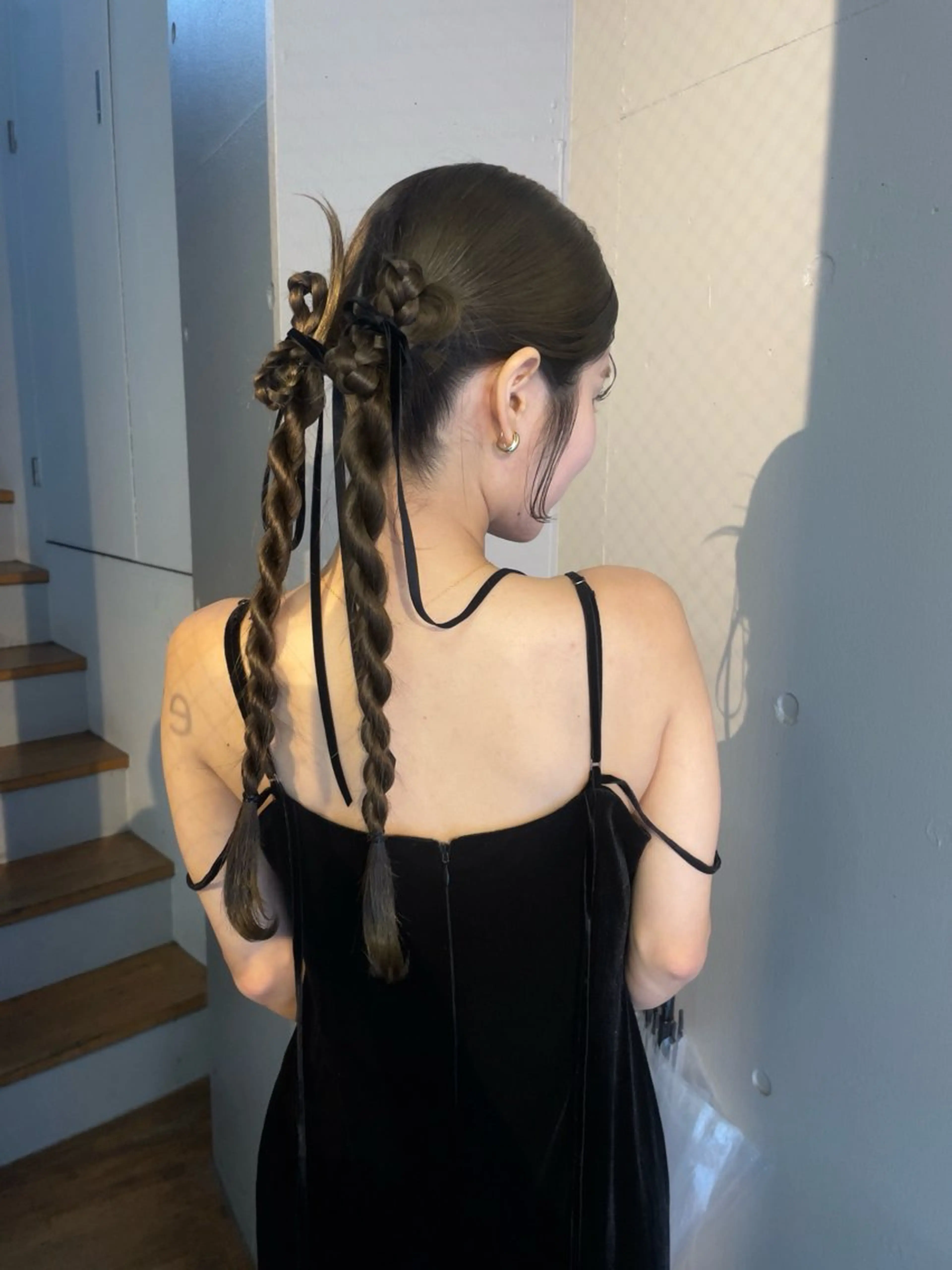 ロング ヘアセット 中山 由依子のヘアスタイル