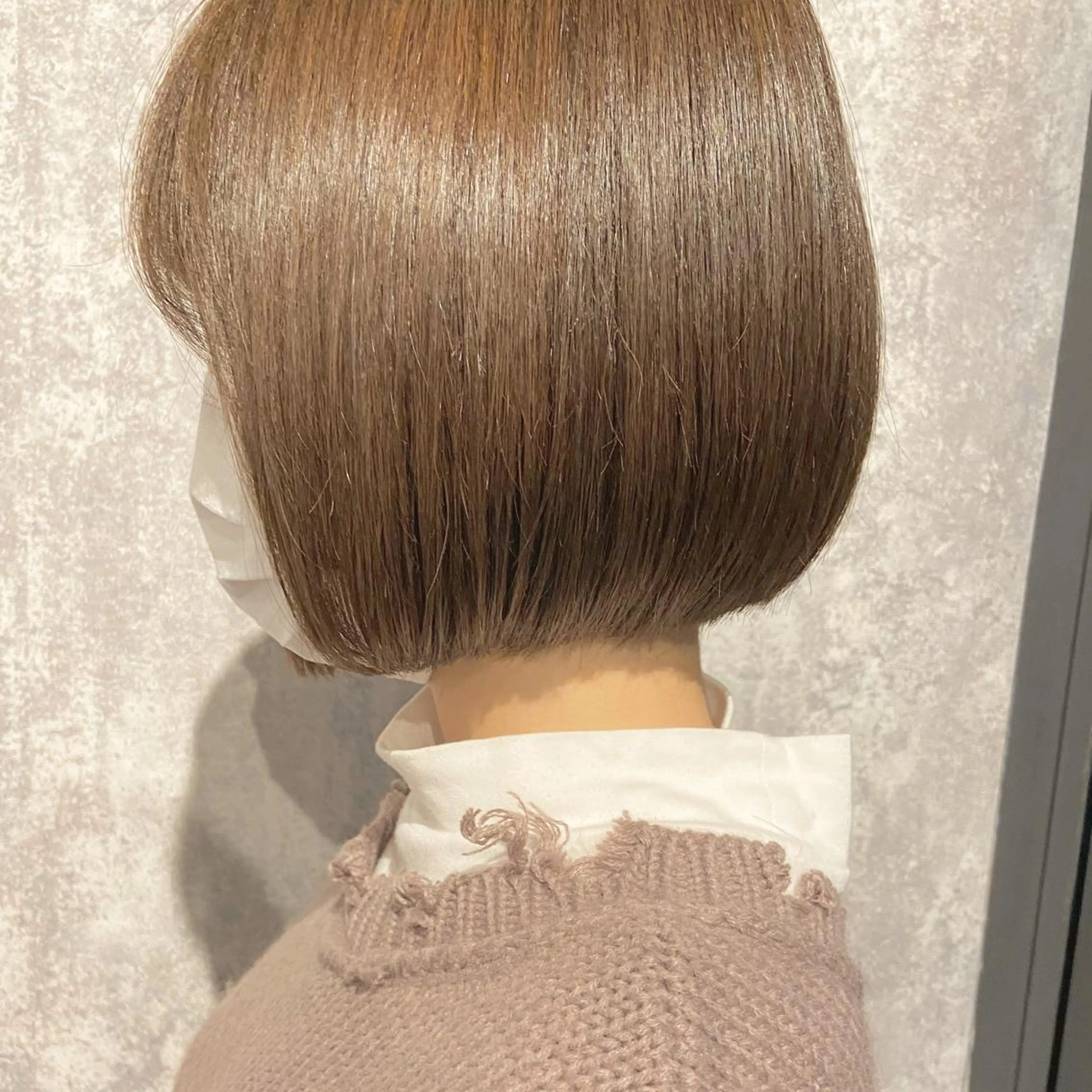 ショート ボブ 髪質改善 韓国風ヘア レイヤーカット ショートヘア suii..hair designブリーチのヘアスタイル