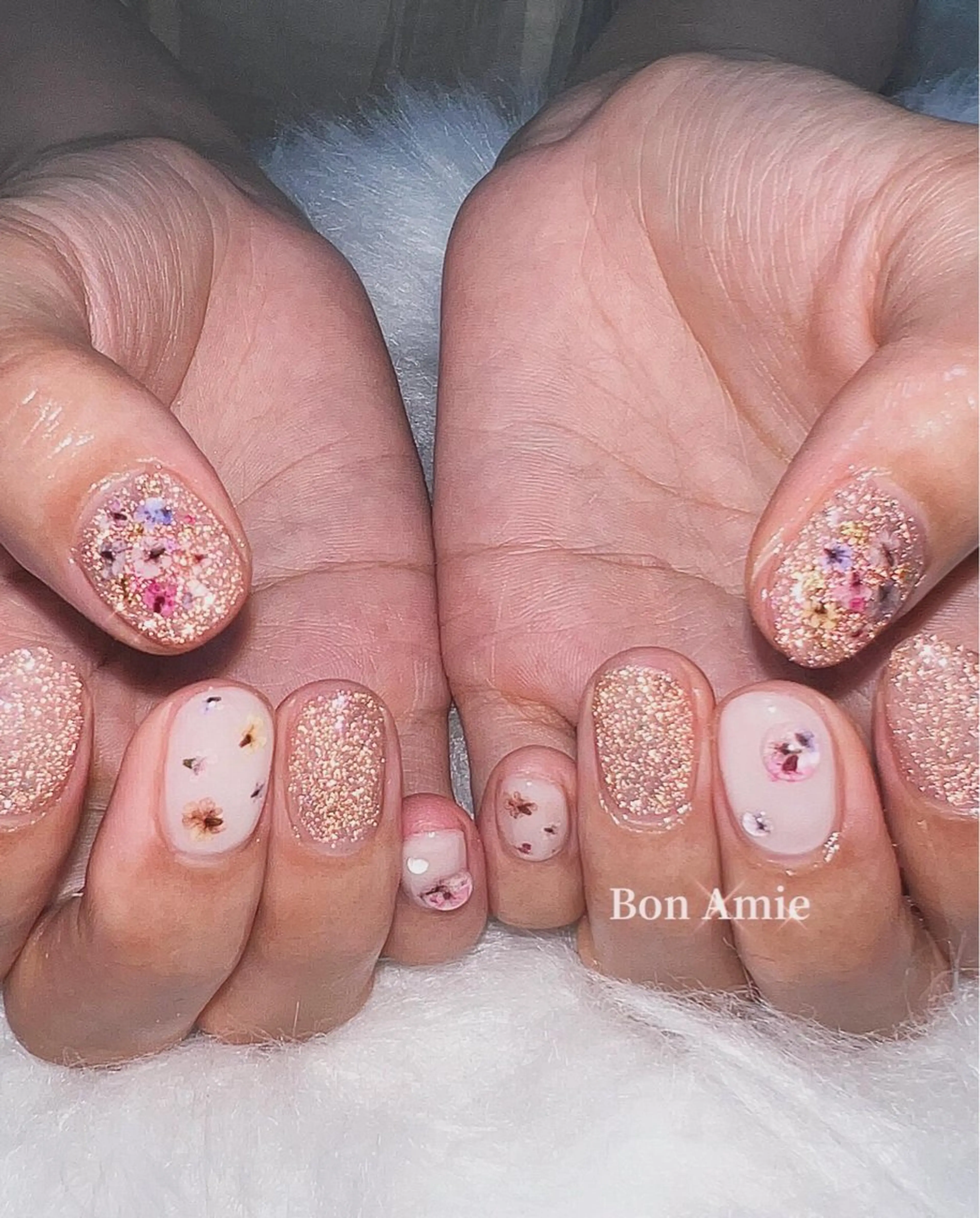 ネイル フラッシュネイル Bon Amieのネイルデザイン