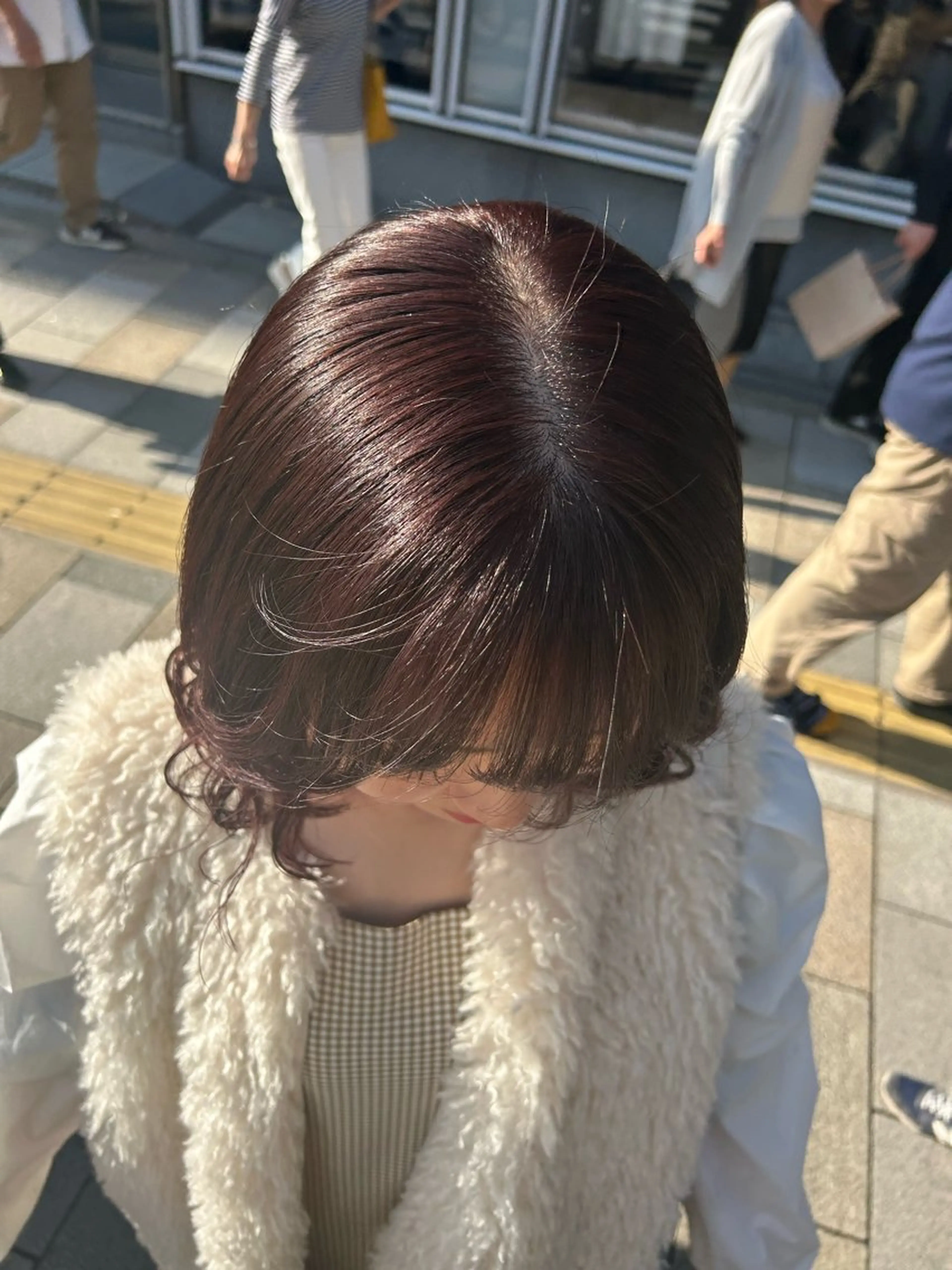ミディアム カラー Ami♡ ピンク/ラベンダーのヘアスタイル