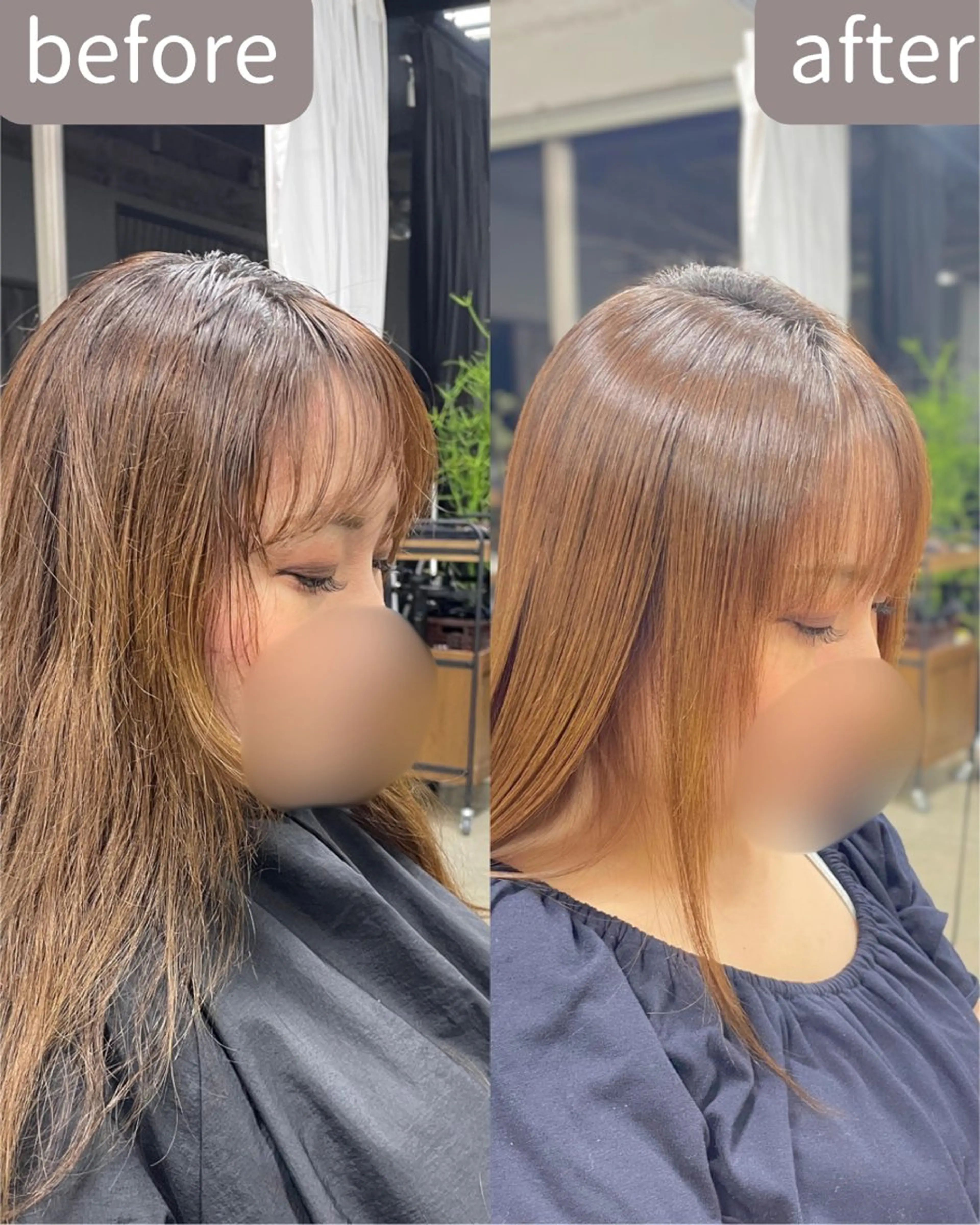 ロング 縮毛矯正 トリートメント terrace by hito.nowa所属・高島 英隆のヘアスタイル