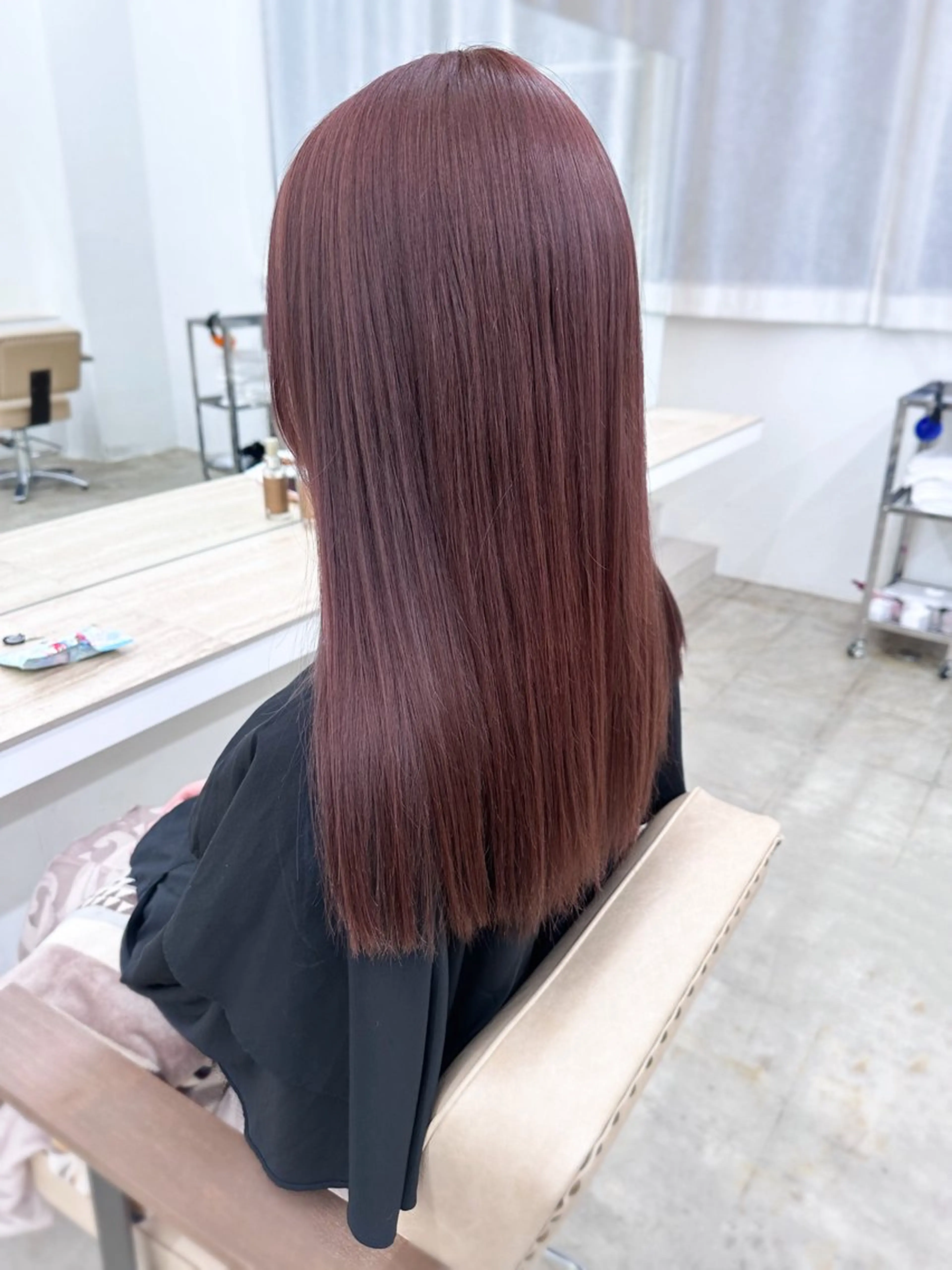 ロング カラー ラベンダーカラー ピンクカラー ピンクラベンダー 🌼透明感艶カラー オリーブ🌼河村咲のヘアスタイル