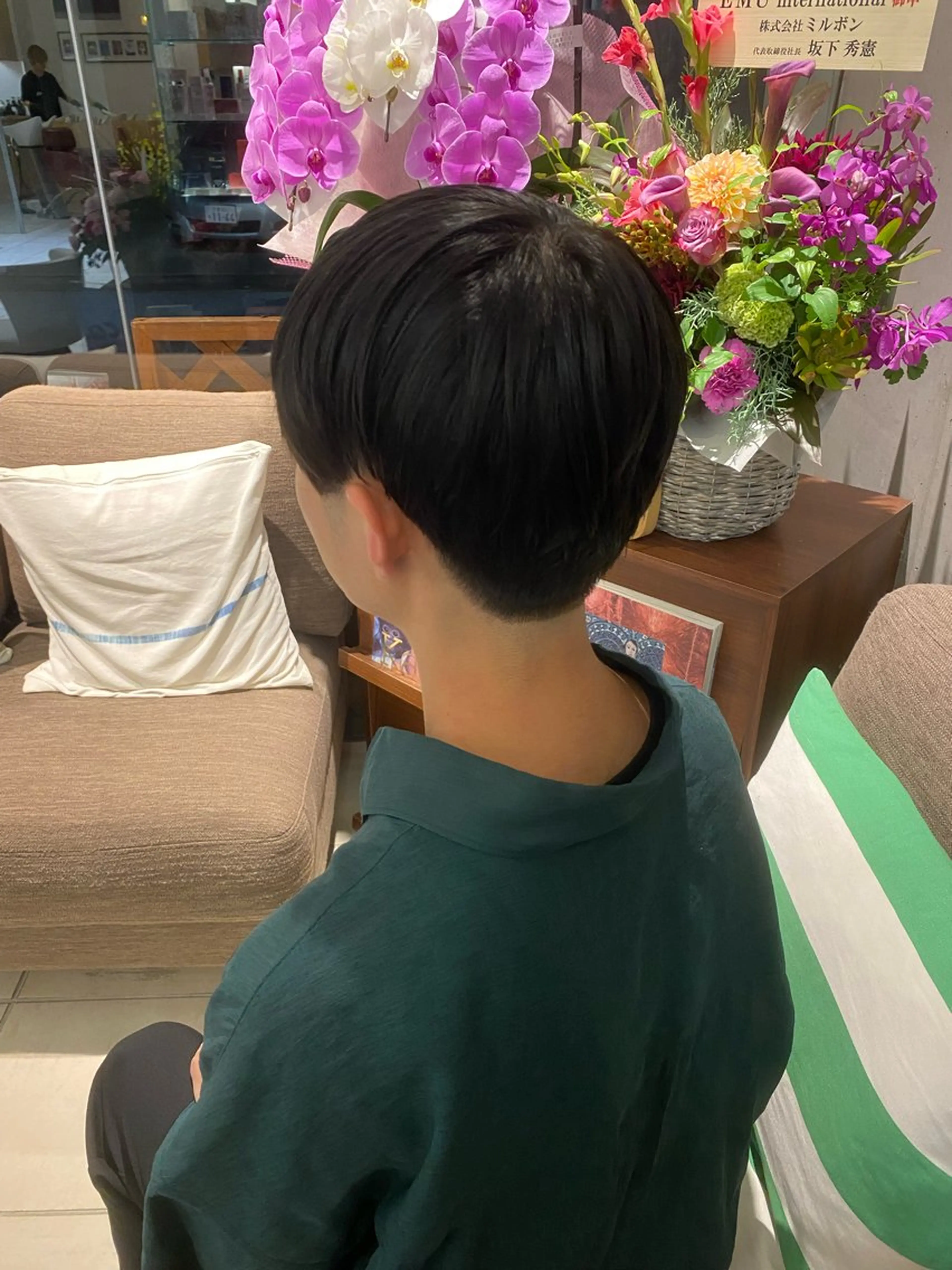 メンズ 🪼🫧垢抜け韓国風 カラー🦔さえ🦔のヘアスタイル