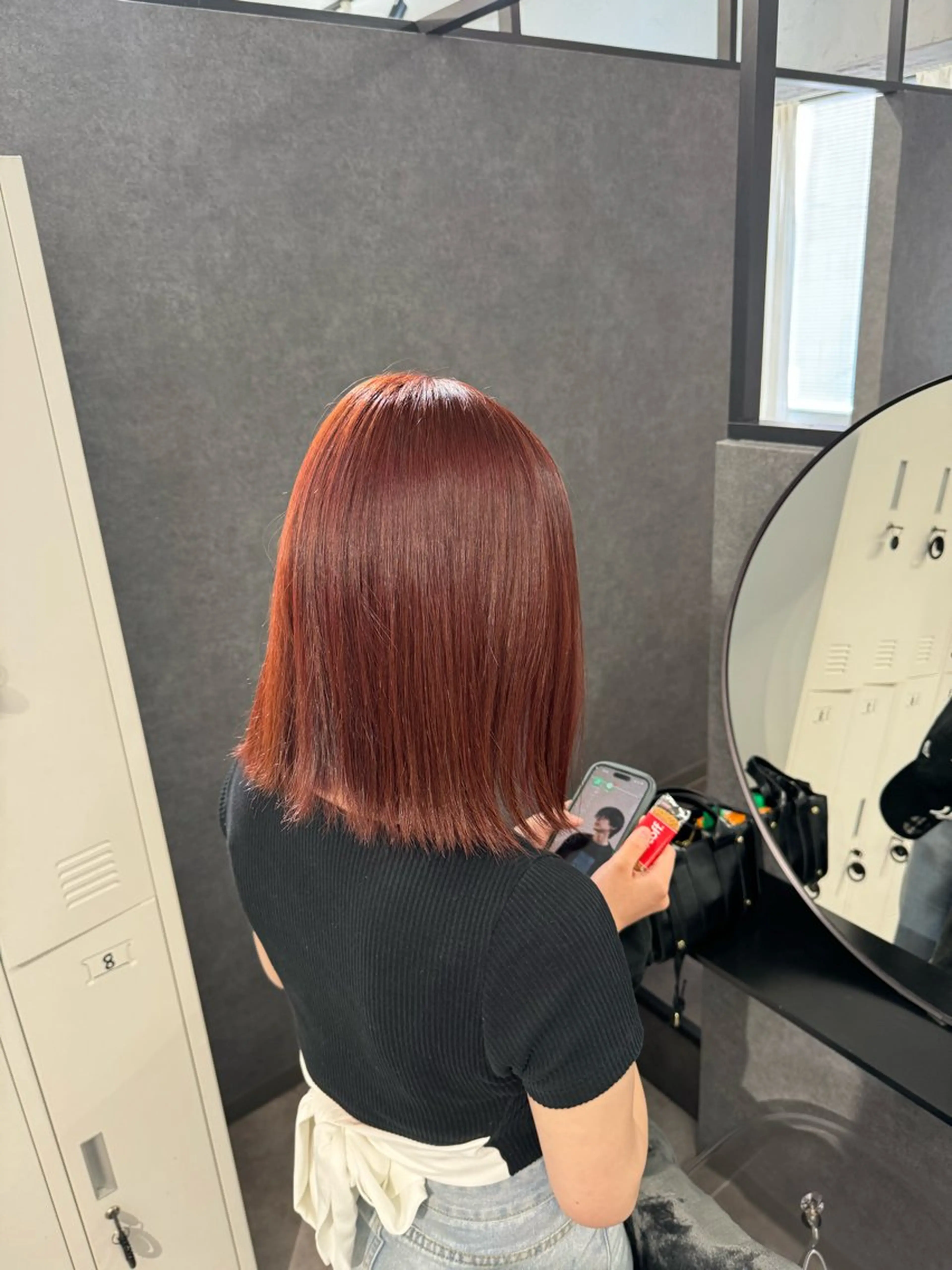 ミディアム ヘアカラー 【艶カラー⠀】坂東 要のヘアスタイル