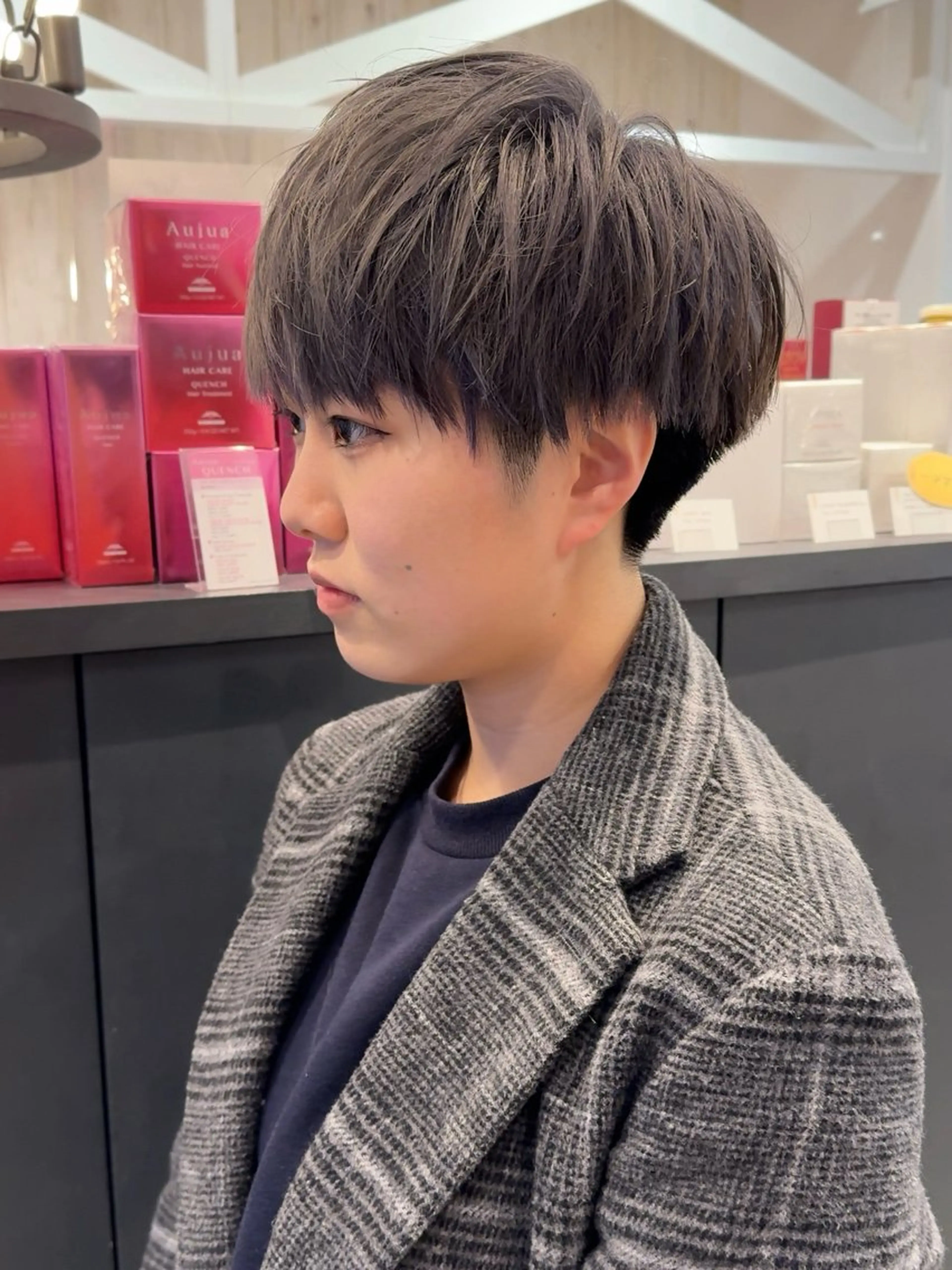 ショート メンズ カット 細沼 葵のヘアスタイル