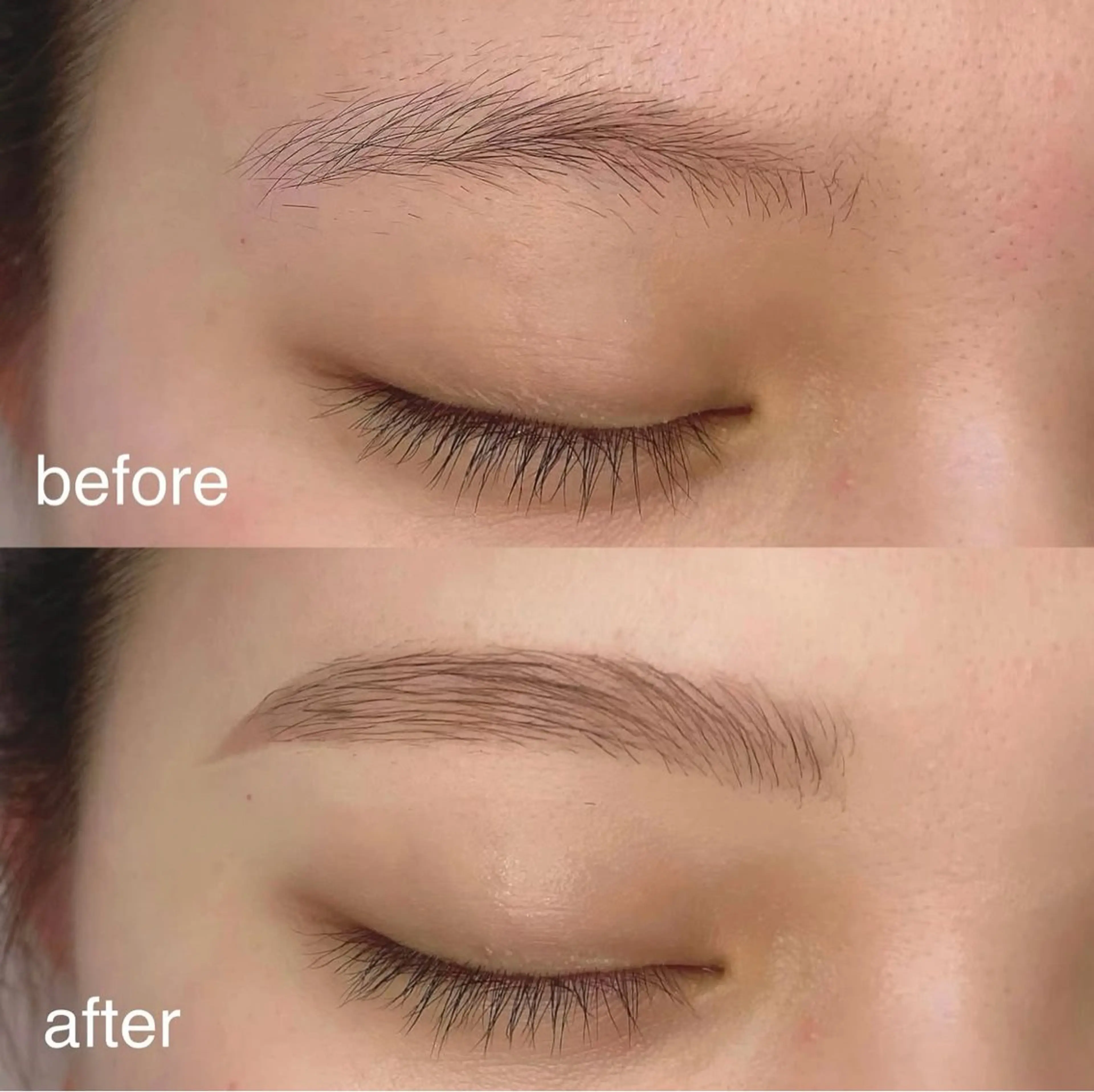 ハリウッドブロウリフトの写真