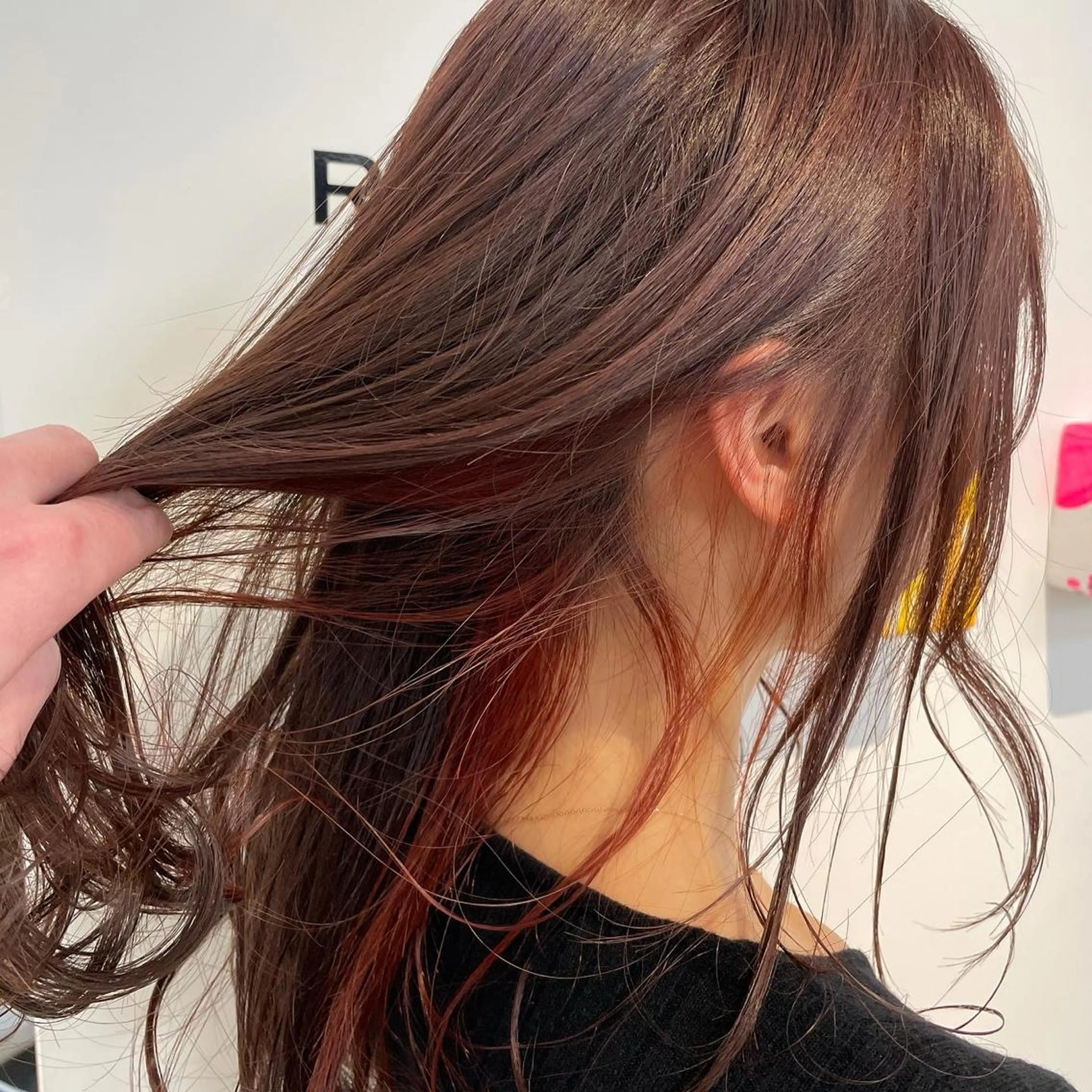 ロング カラー インナーカラー 齋藤 巧のヘアスタイル