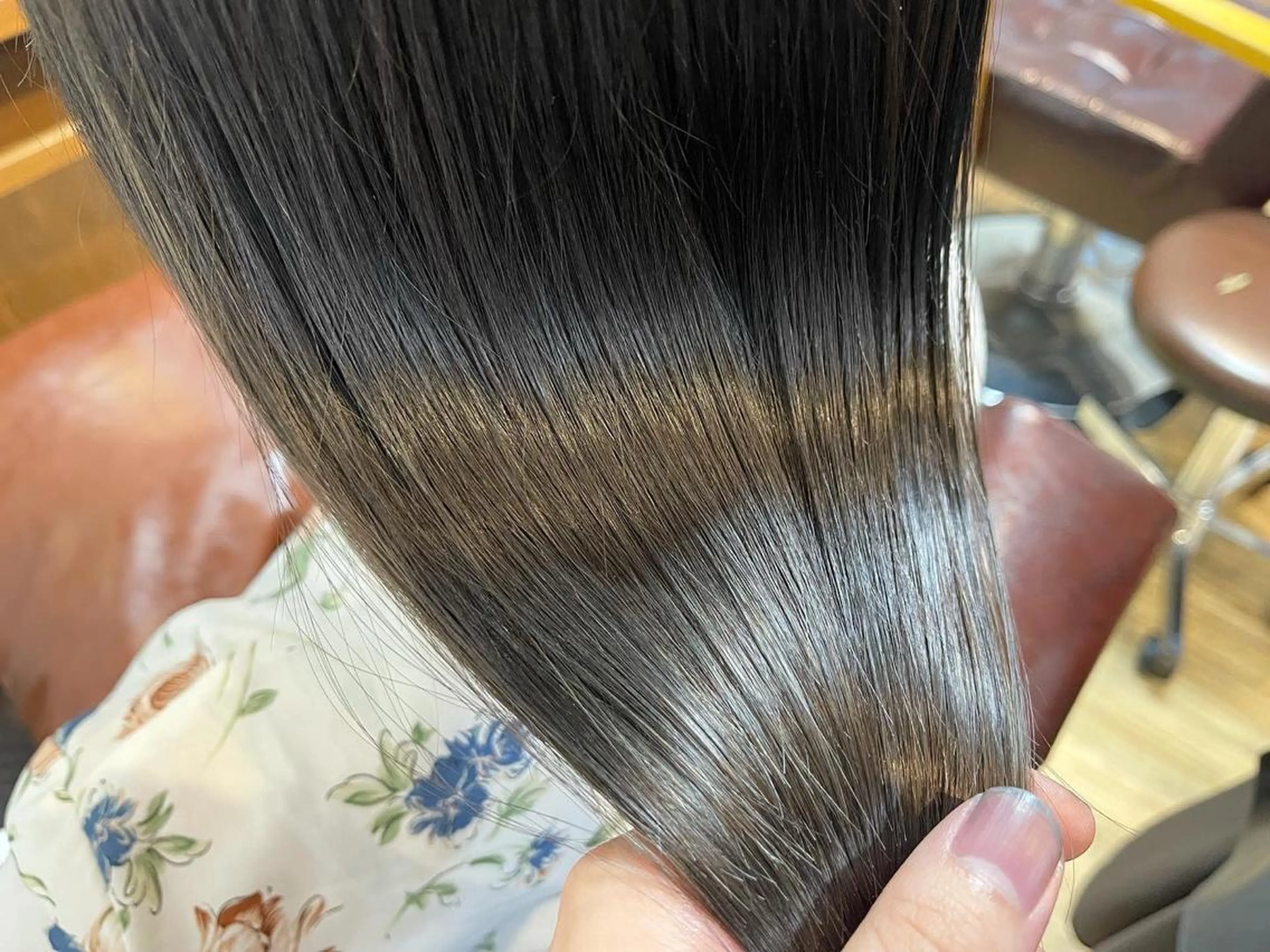 ロング カラー 髪質改善 トリートメント カット ヘアカラー 縮毛矯正 トリートメント 平田 たかしのヘアスタイル