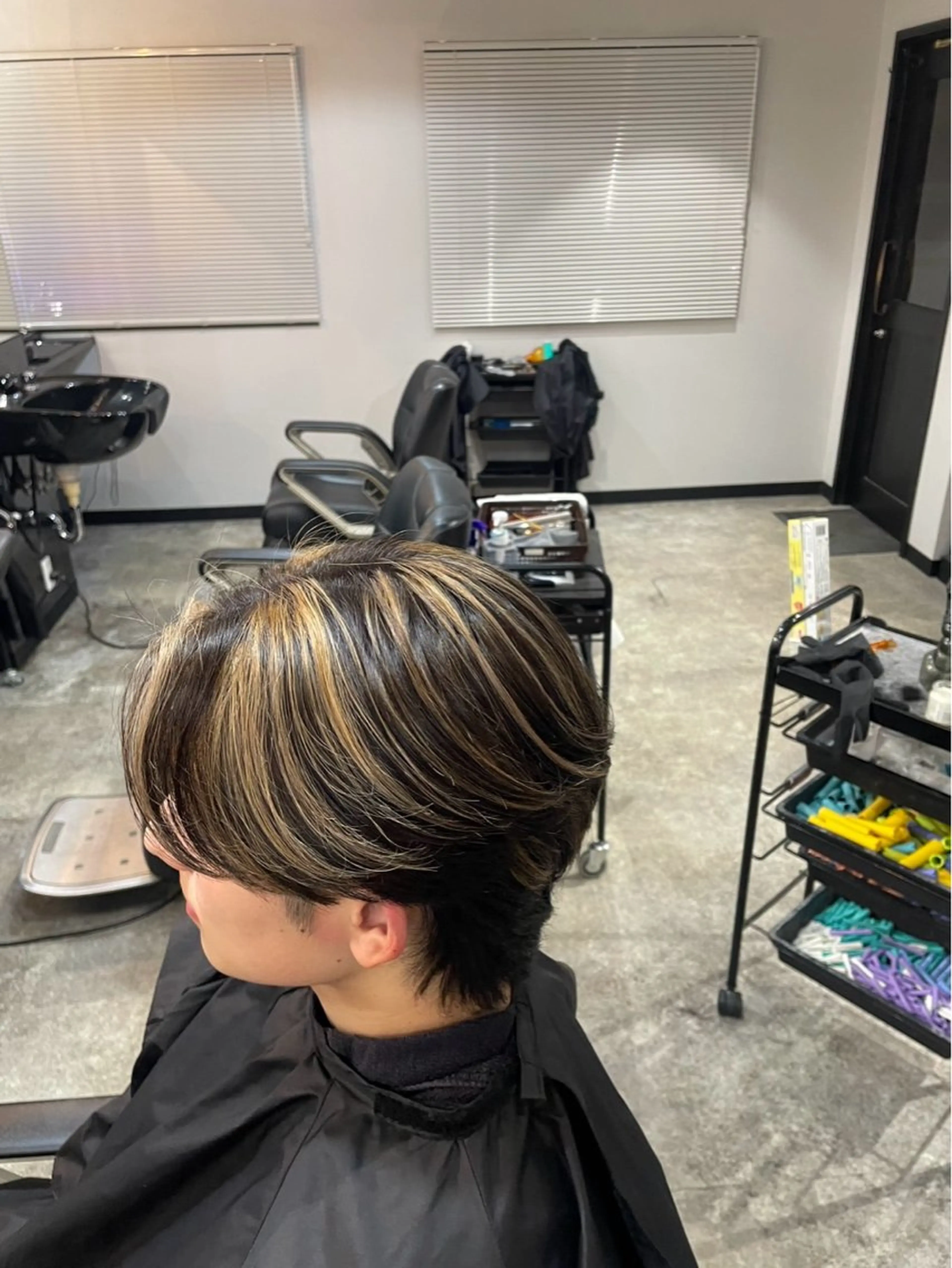 カラー メンズ ヘアカラー 神谷 倖平のヘアスタイル