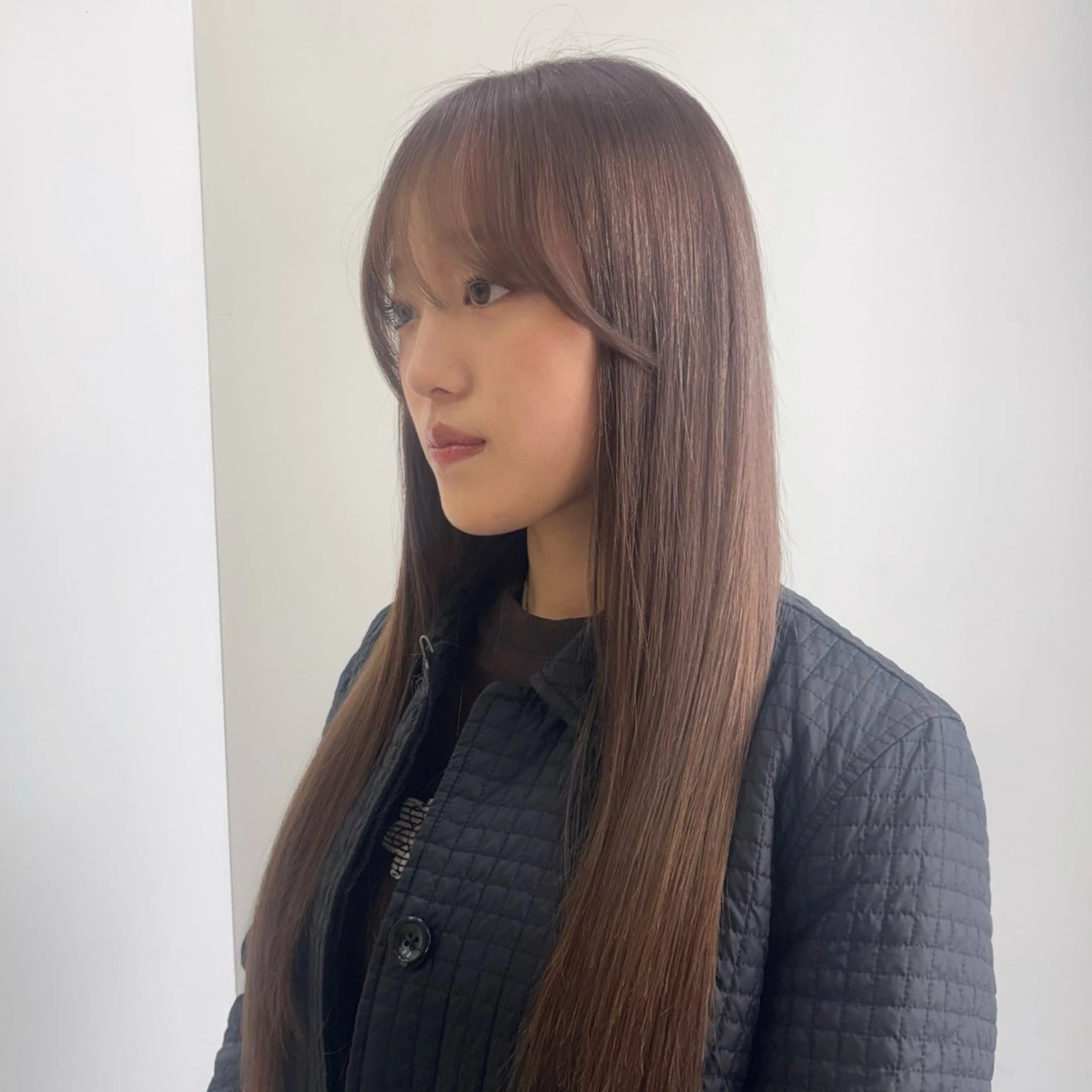 ロング カット ヘアカラー トリートメント ☘️かわいいハイトー ン☘️nonokaのヘアスタイル