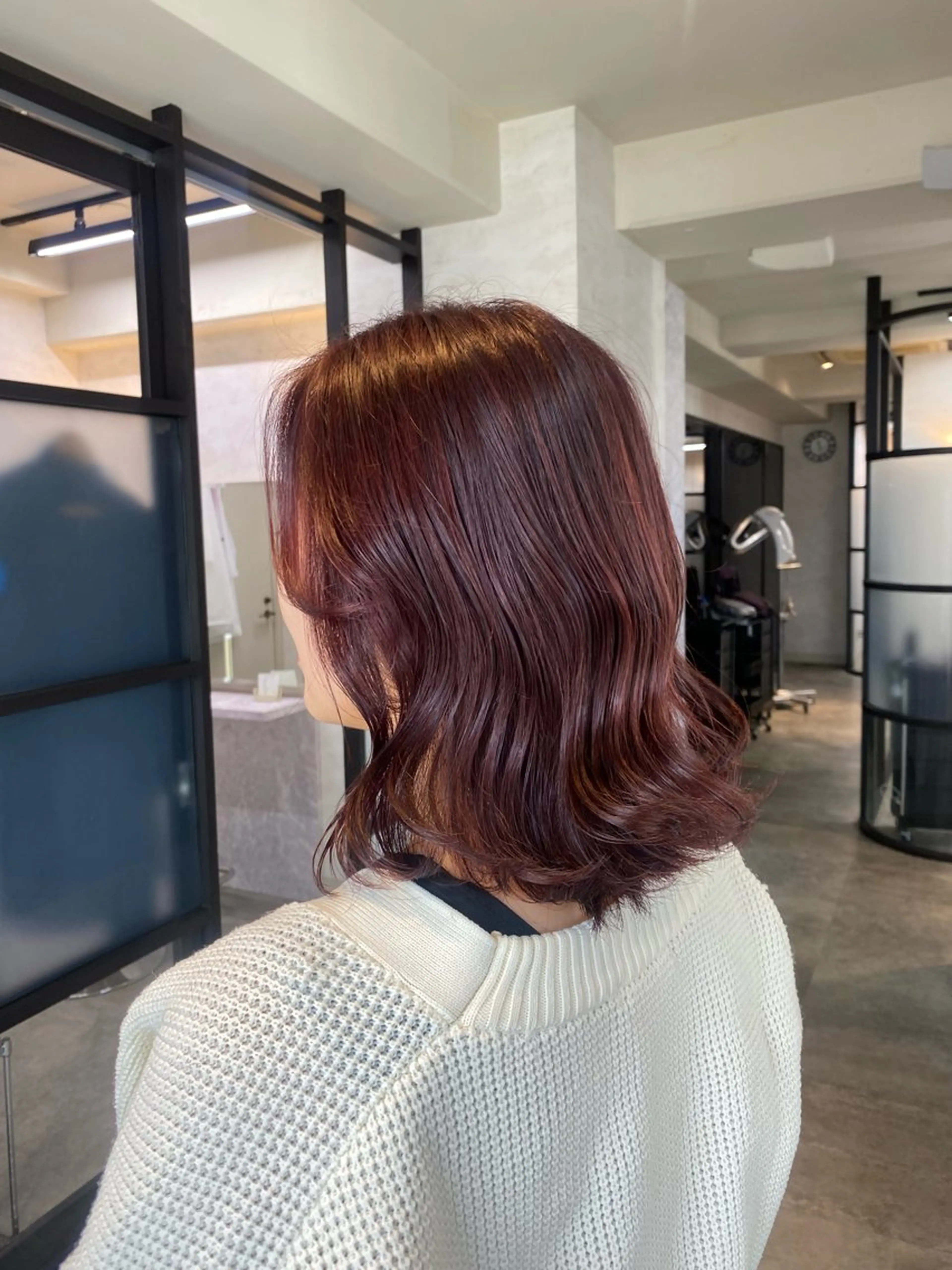 ミディアム カラー ヘアカラー 🍓小野 紗由美🍓のヘアスタイル