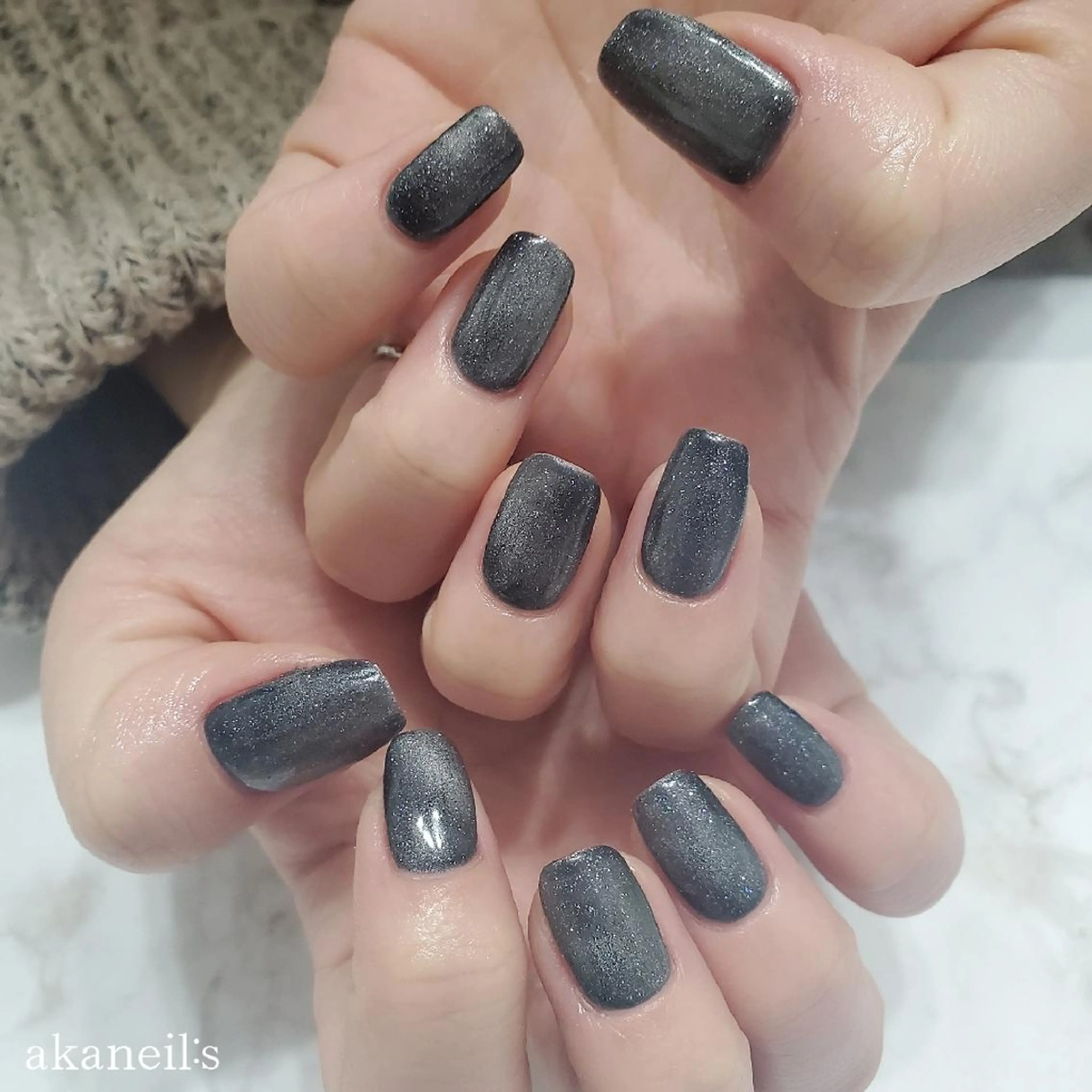 ネイル マグネットネイル 【akaneils】 アカネのネイルデザイン