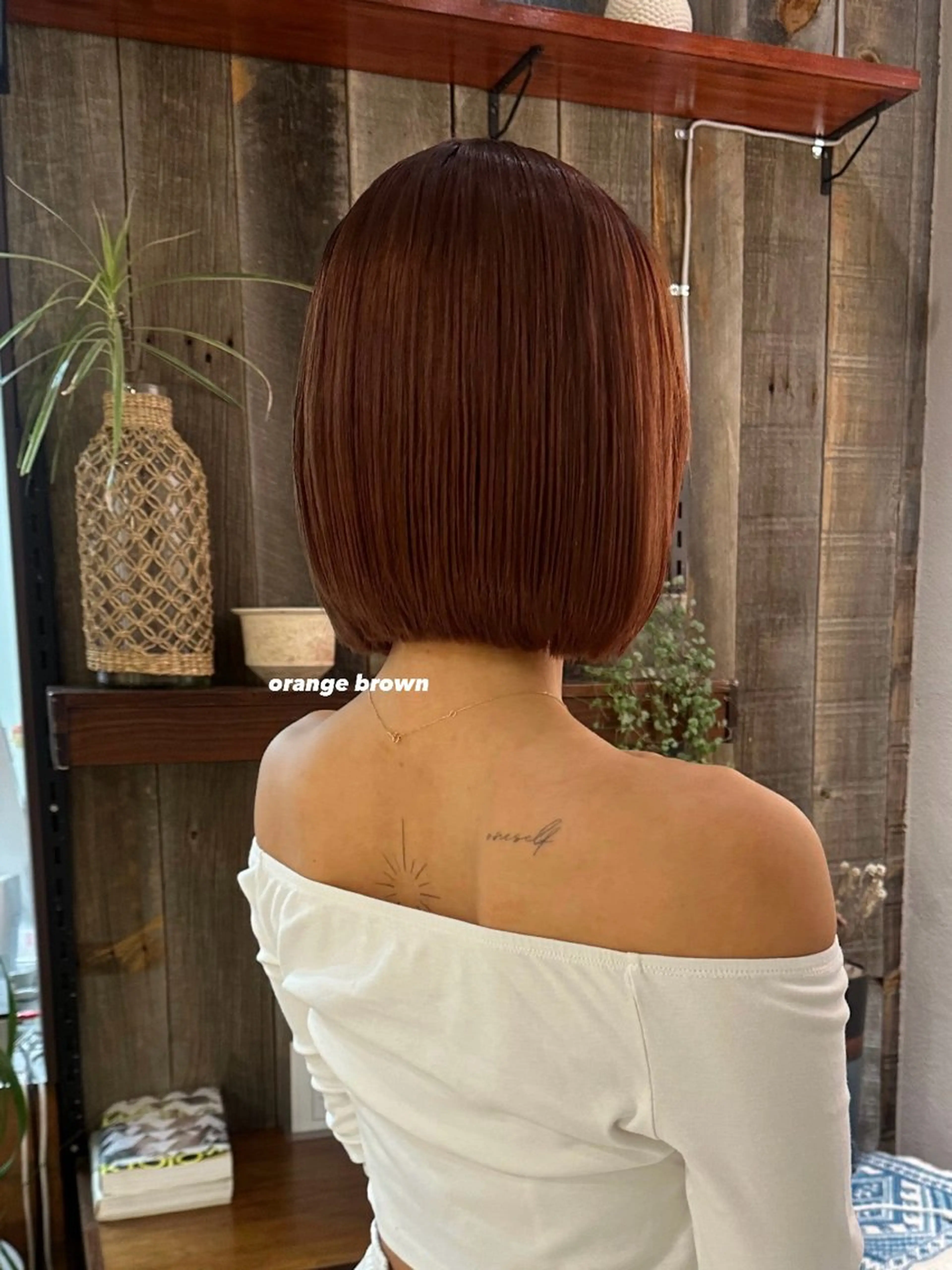 ショート カラー ヘアカラー トリートメント 暖色/レイヤーカット 🌙オノユリカのヘアスタイル