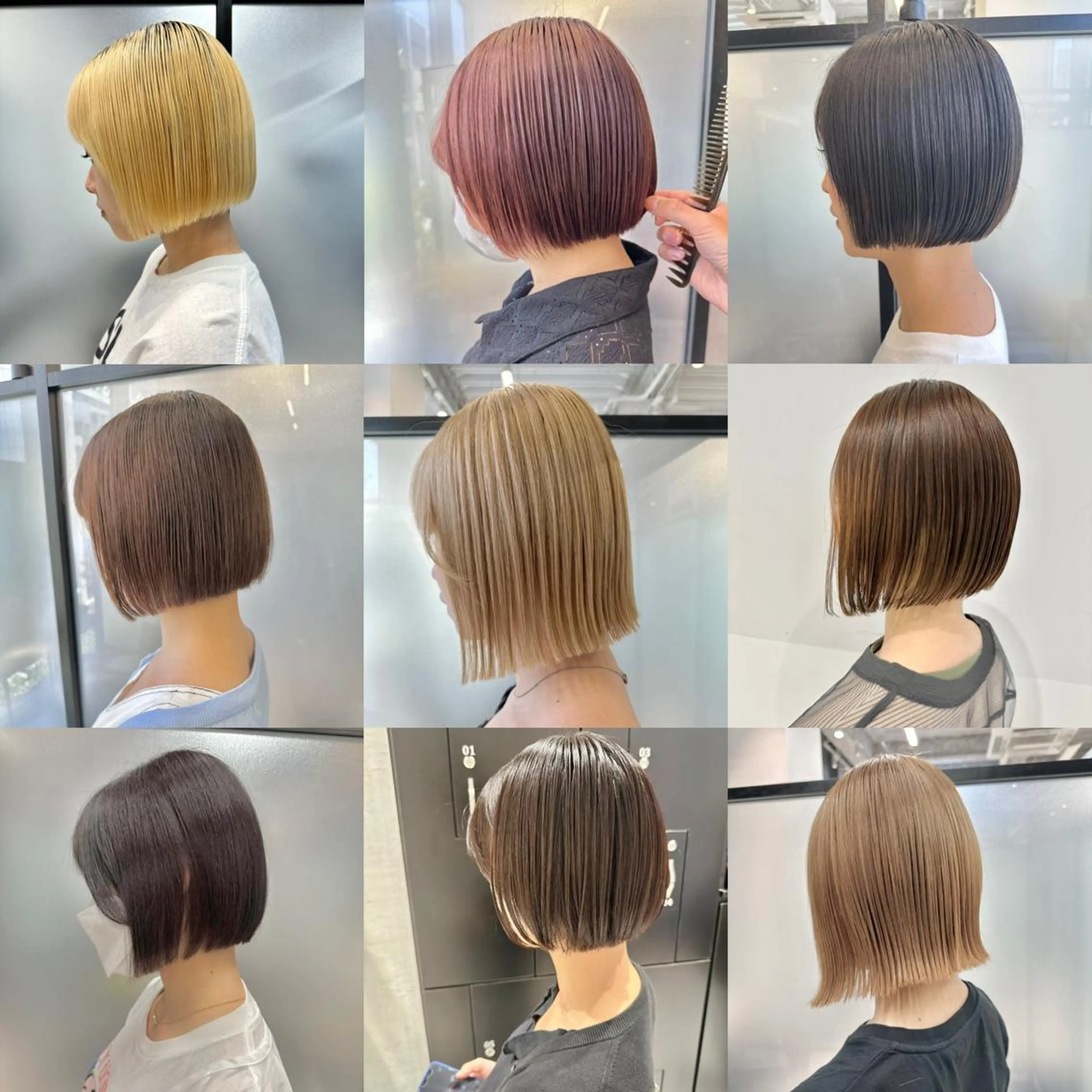 ショート ブリーチ毛にもできる 縮毛矯正OJIROのヘアスタイル