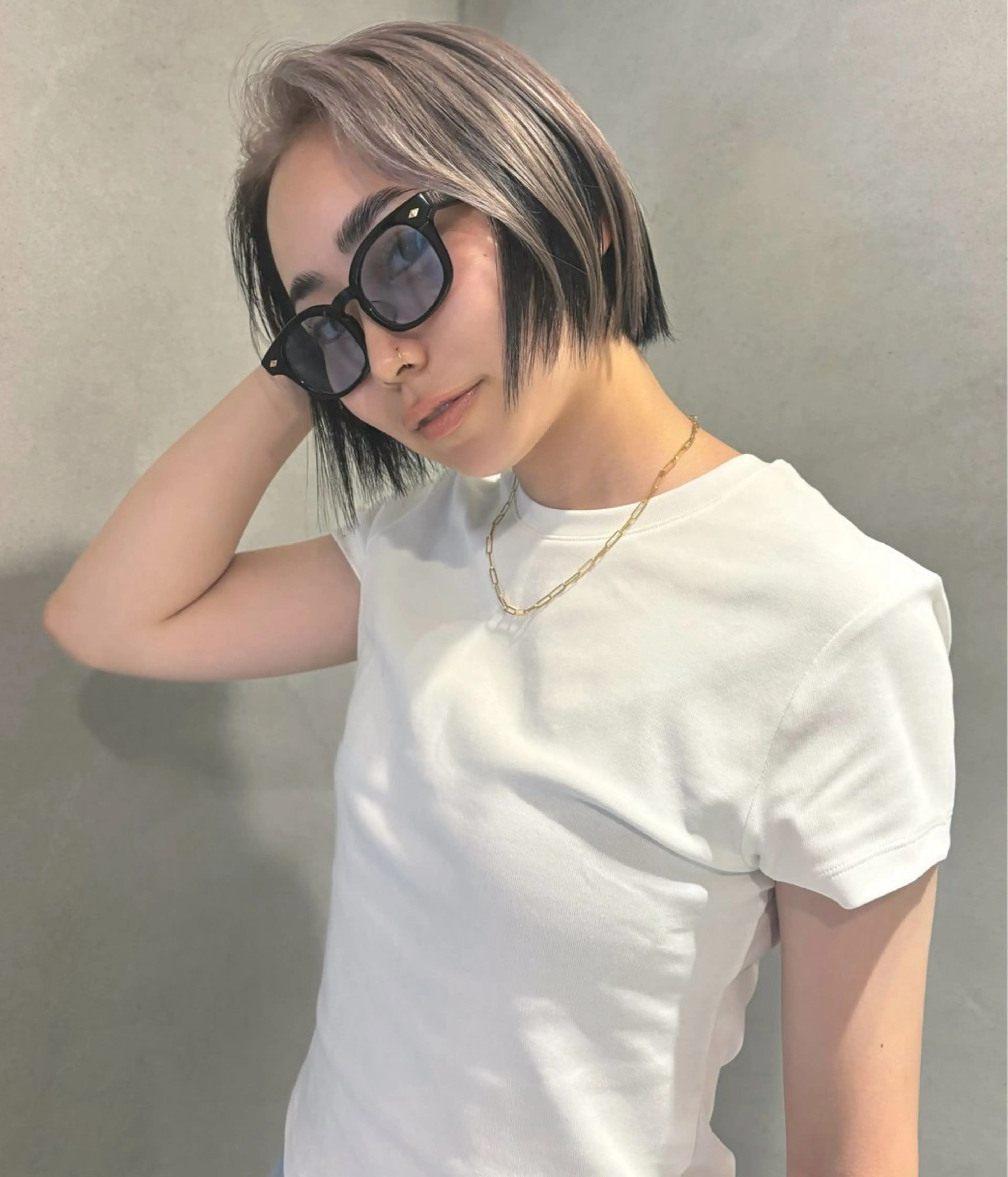 ショート LINDO TOKYO UMEDA所属・梅田/ハイトーン /カラー特化/りんくのヘアスタイル