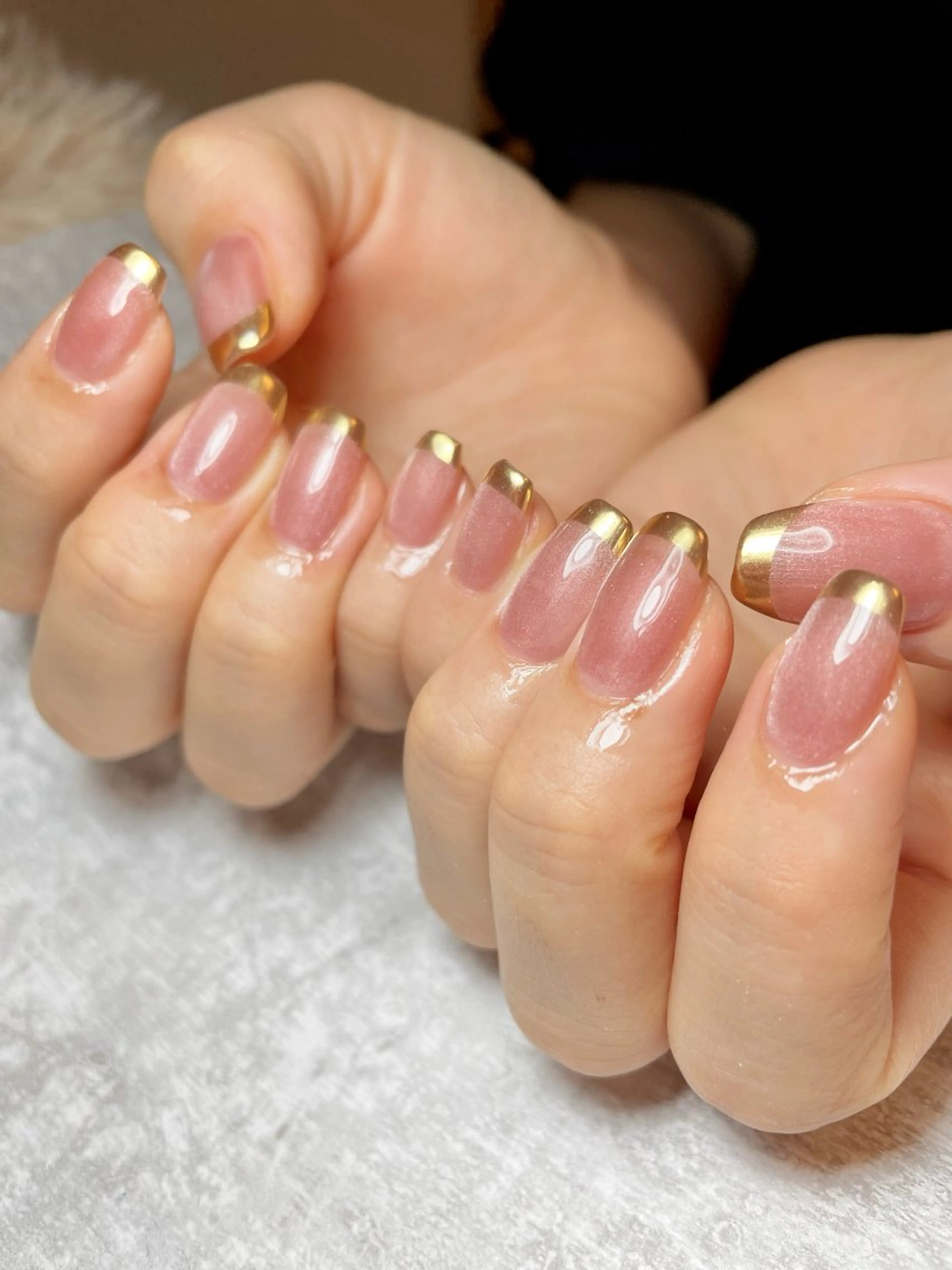 ネイル フレンチネイル ジェルネイル マグネットネイル ミラーネイル BEAUTY GARDEN 【nail salon unseul】所属・nana .のネイルデザイン
