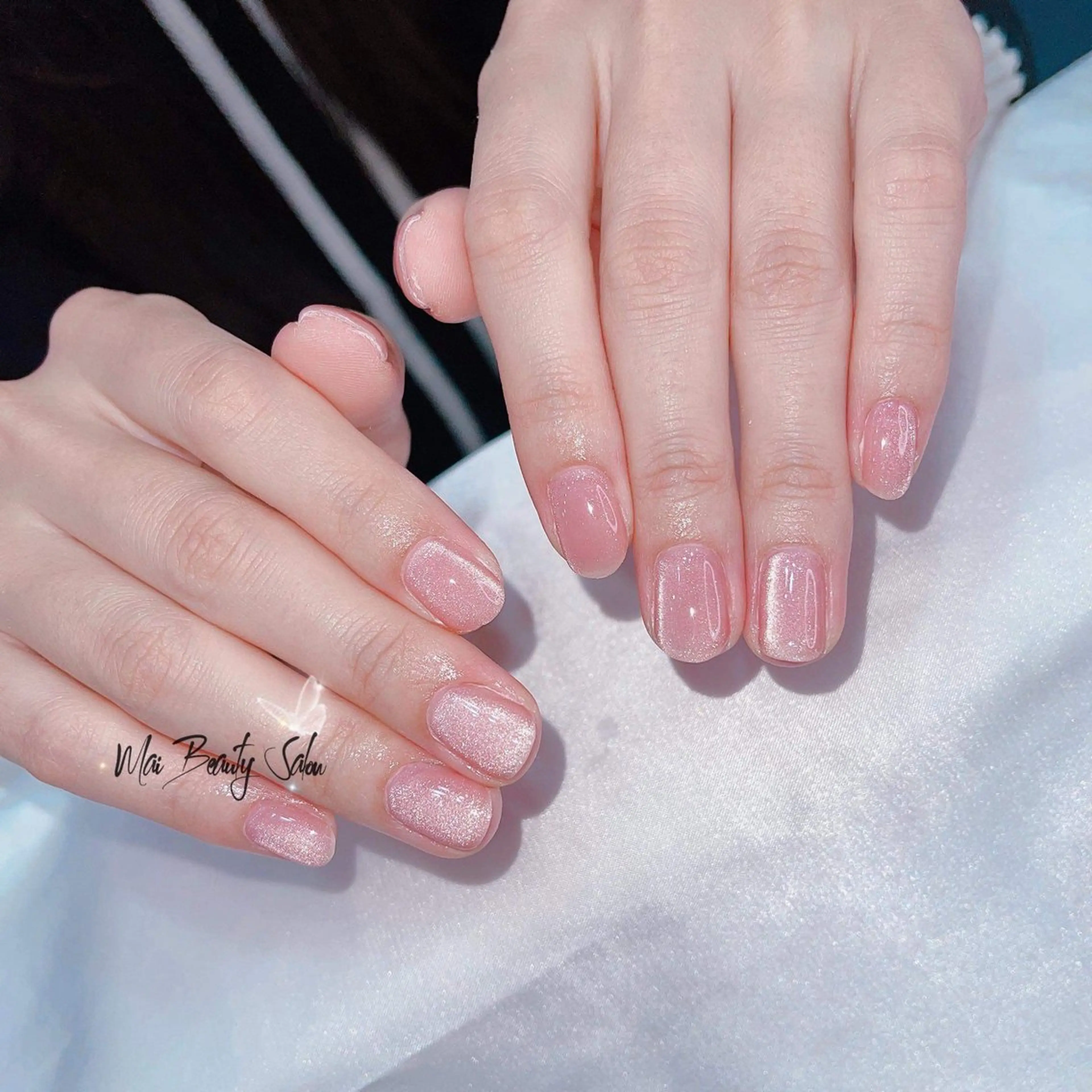 ネイル チークネイル ジェルネイル 韓国ネイル マグネットネイル パラジェル ハンドネイル Mai Beauty To  Toのネイルデザイン