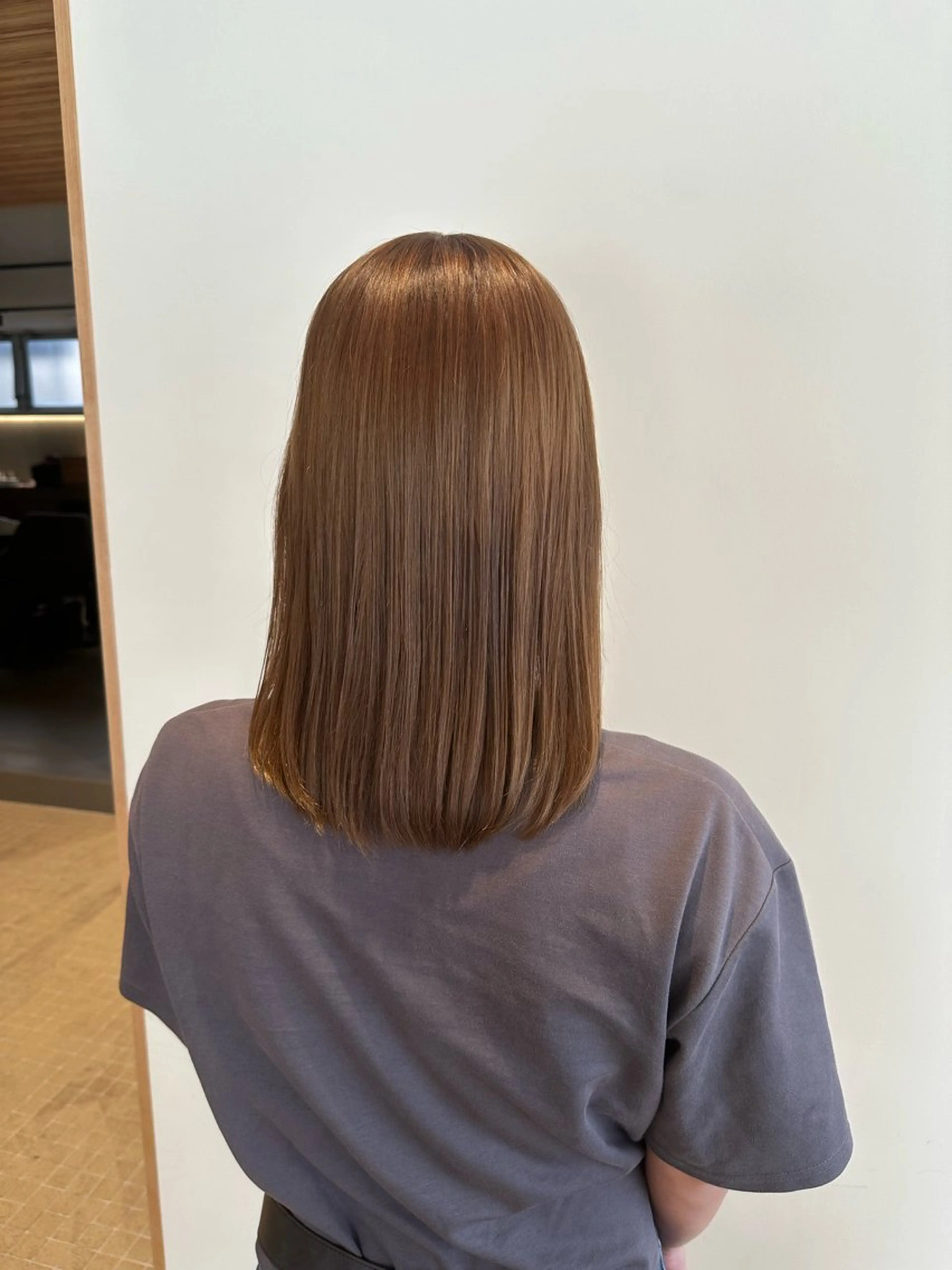 ミディアム カラー ヘアカラー いまじゅく あおいのヘアスタイル