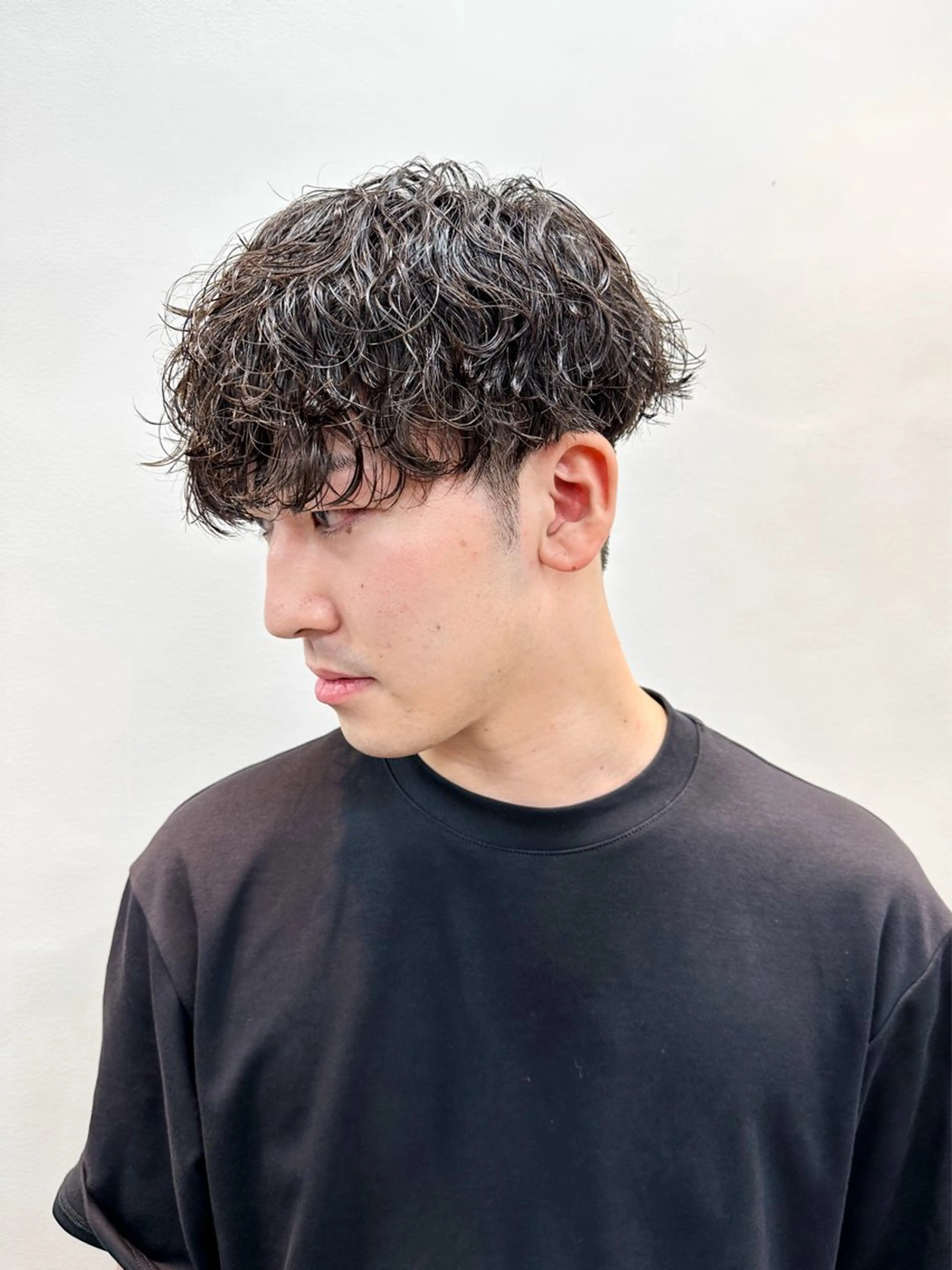 ショート パーマ メンズ メンズパーマ メンズ特化ryoのヘアスタイル