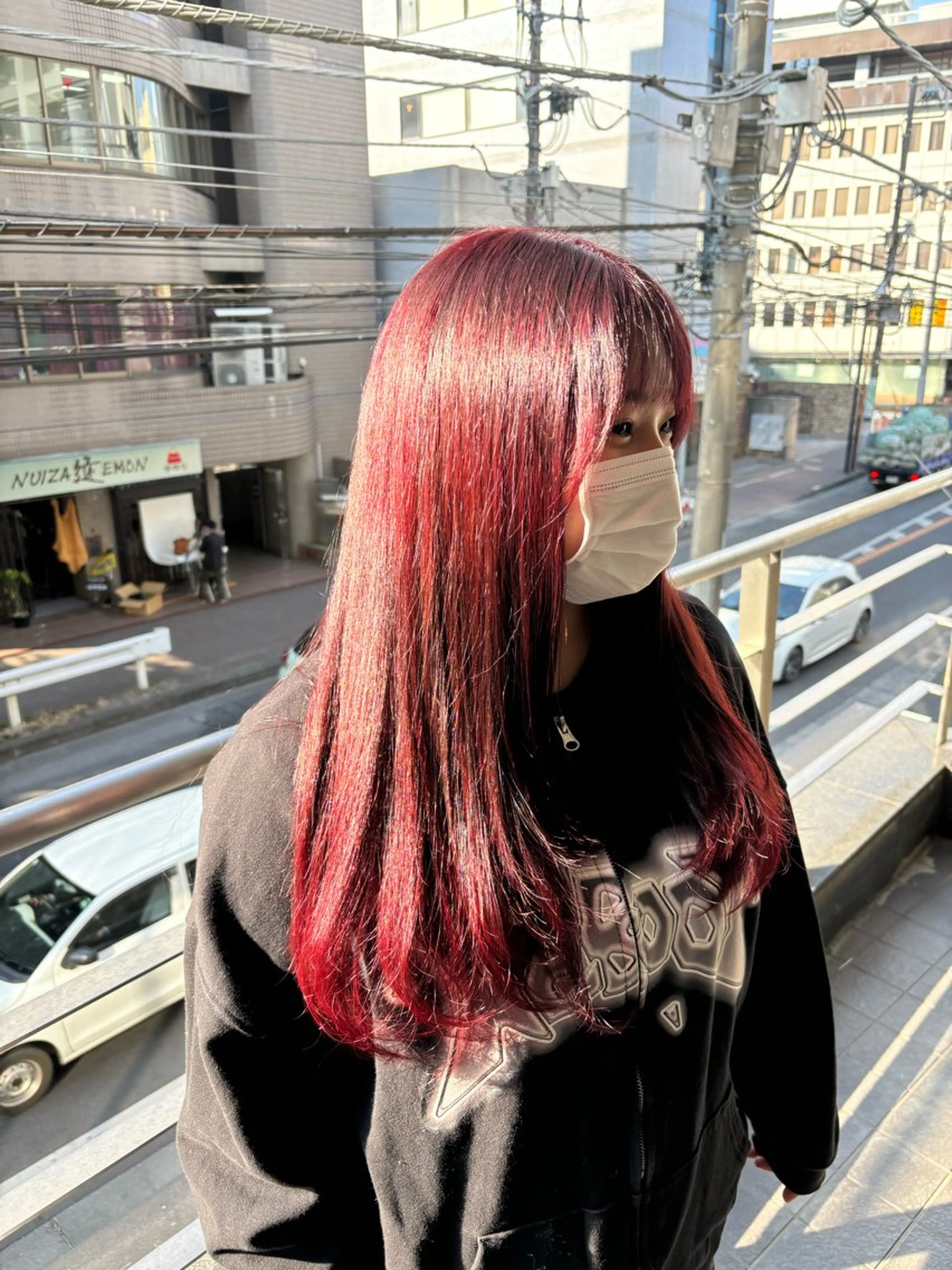 ロング カラー カット ヘアカラー トリートメント mono / Manatoのヘアスタイル