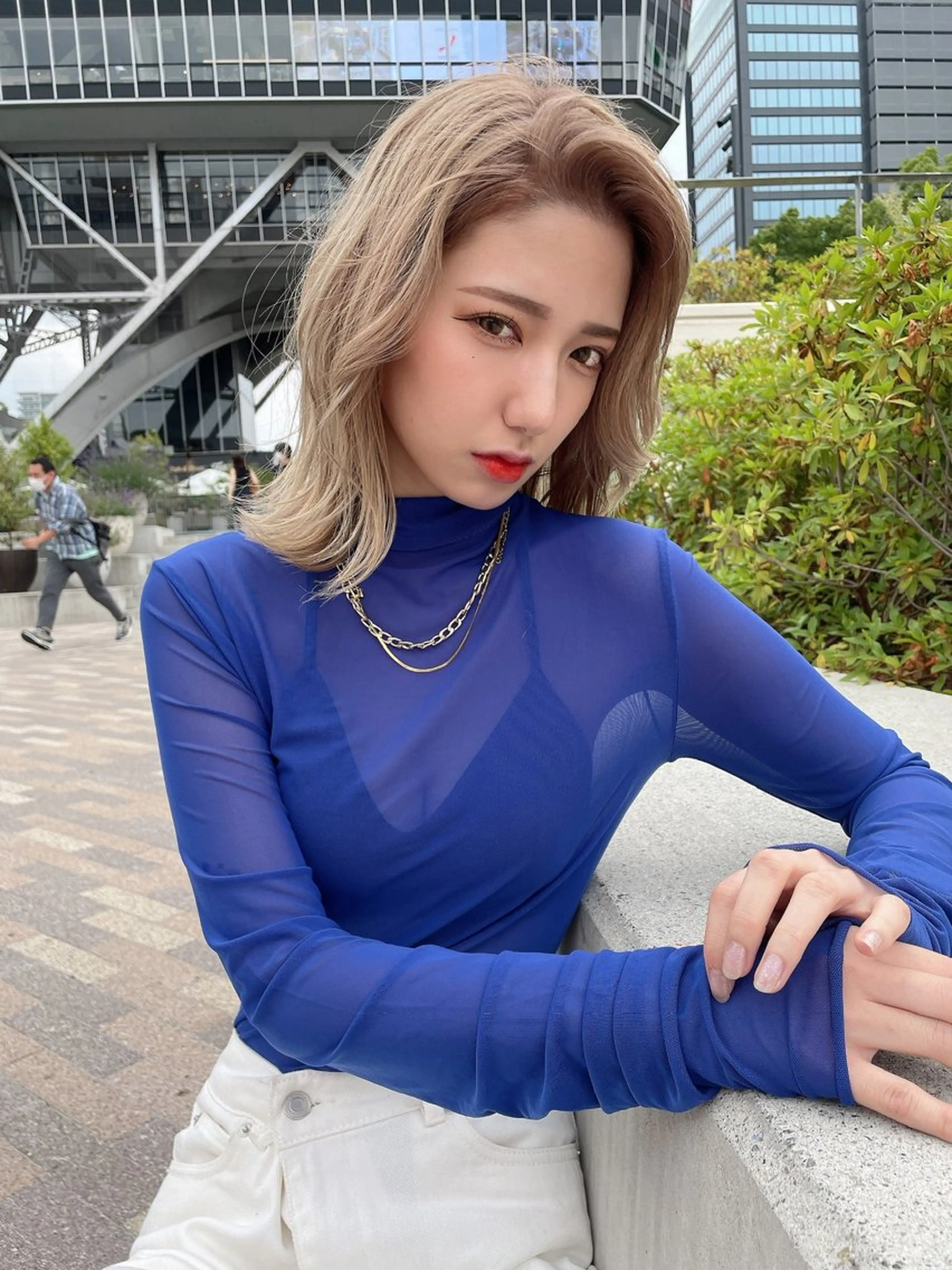 セミロング MAHORA所属・DAIKI ダイキのヘアスタイル