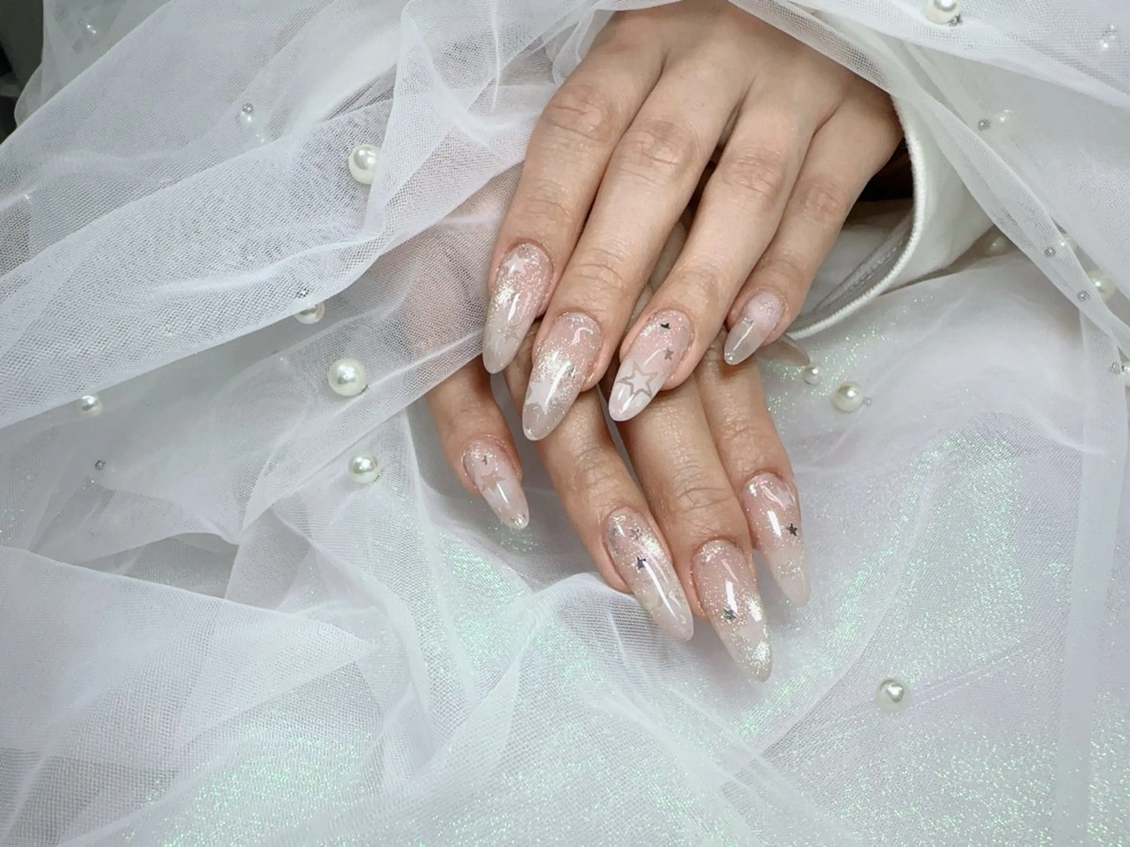 ネイル ハンドネイル Hey🌈NAIL 長さ出し専門店のネイルデザイン