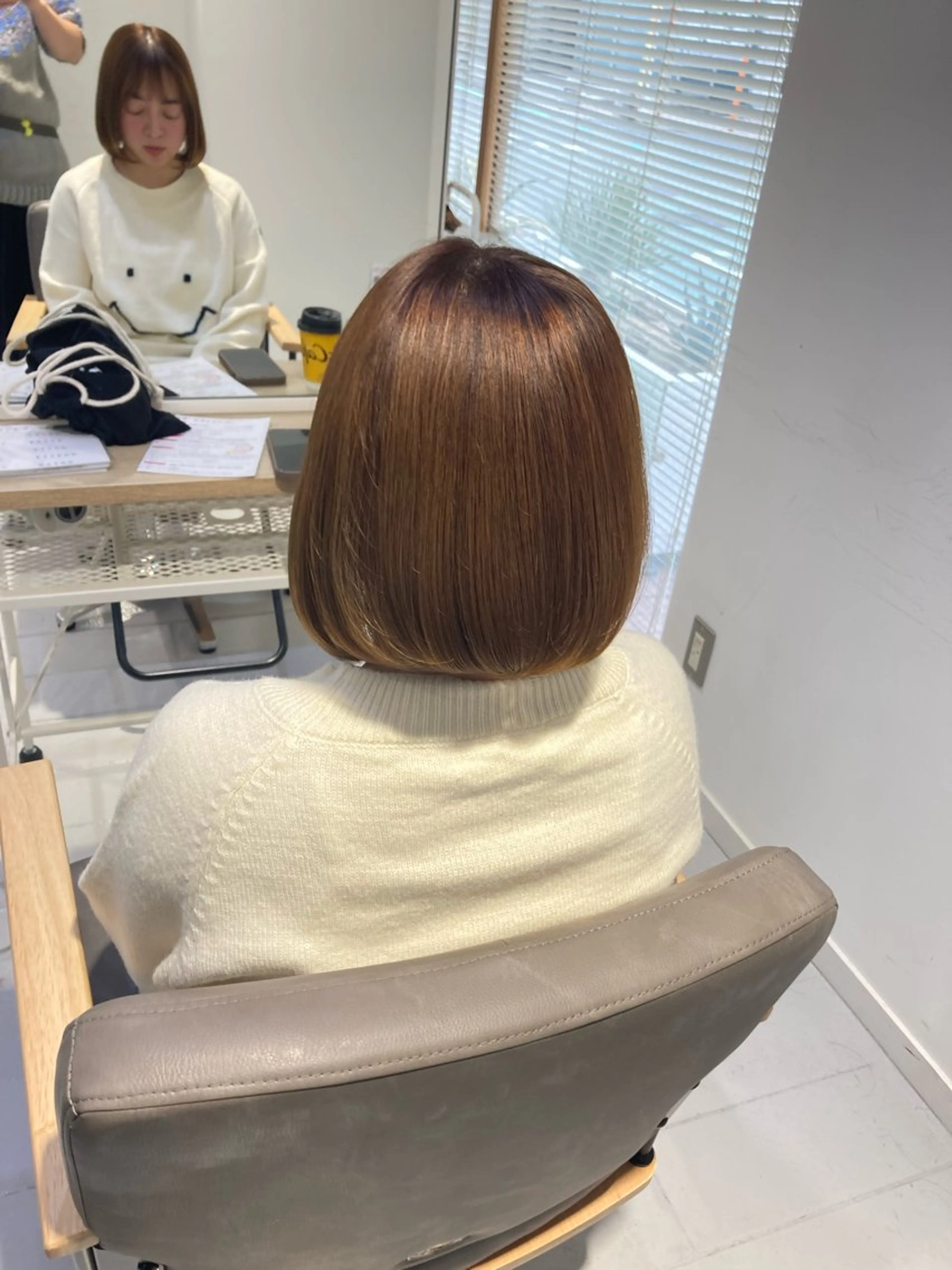 ミディアム 縮毛矯正 縮毛矯正 トリートメント ショートカット 💎ゆうき💎のヘアスタイル