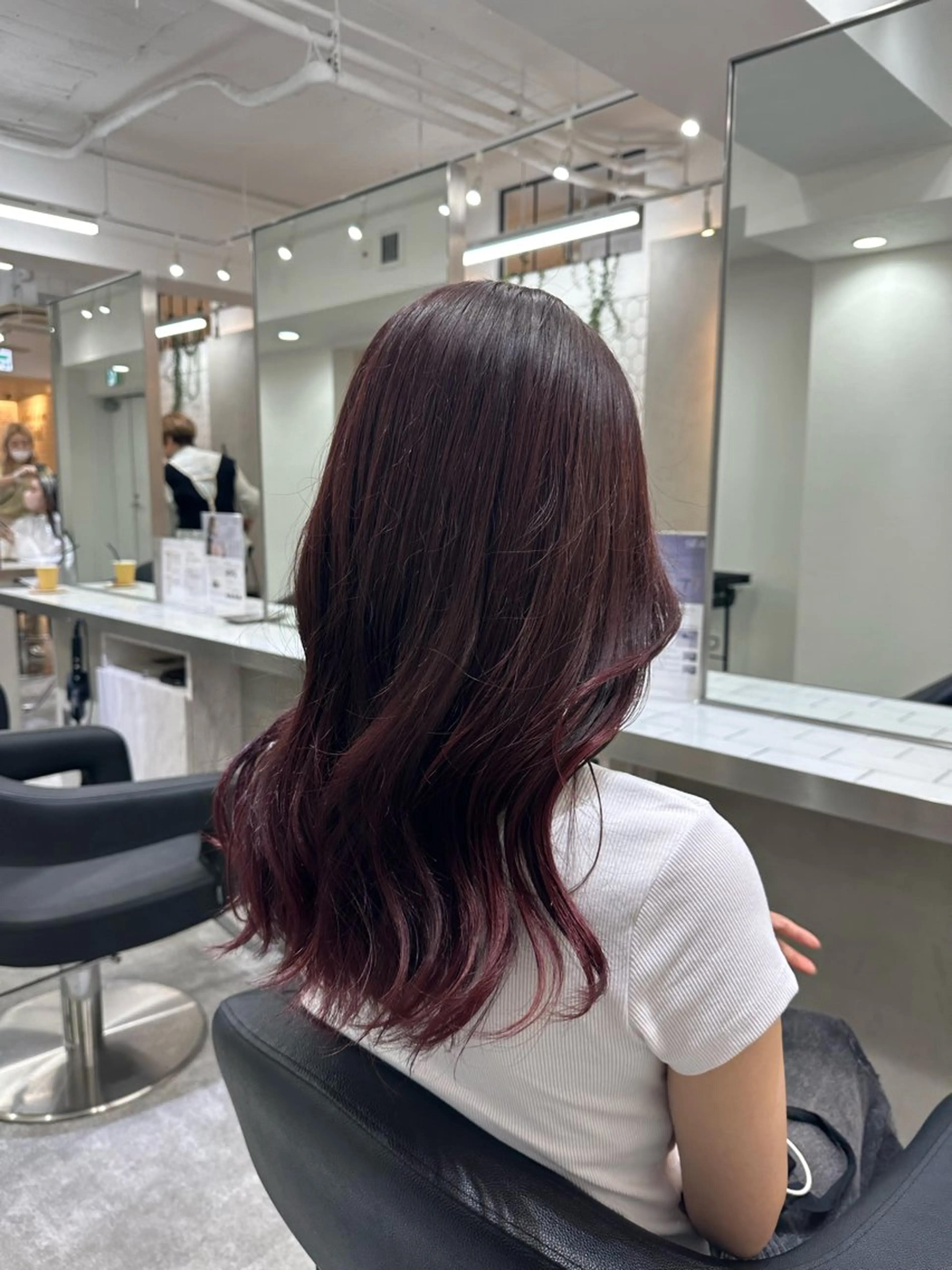 ロング カラー 銀座 / シマムラミホのヘアスタイル