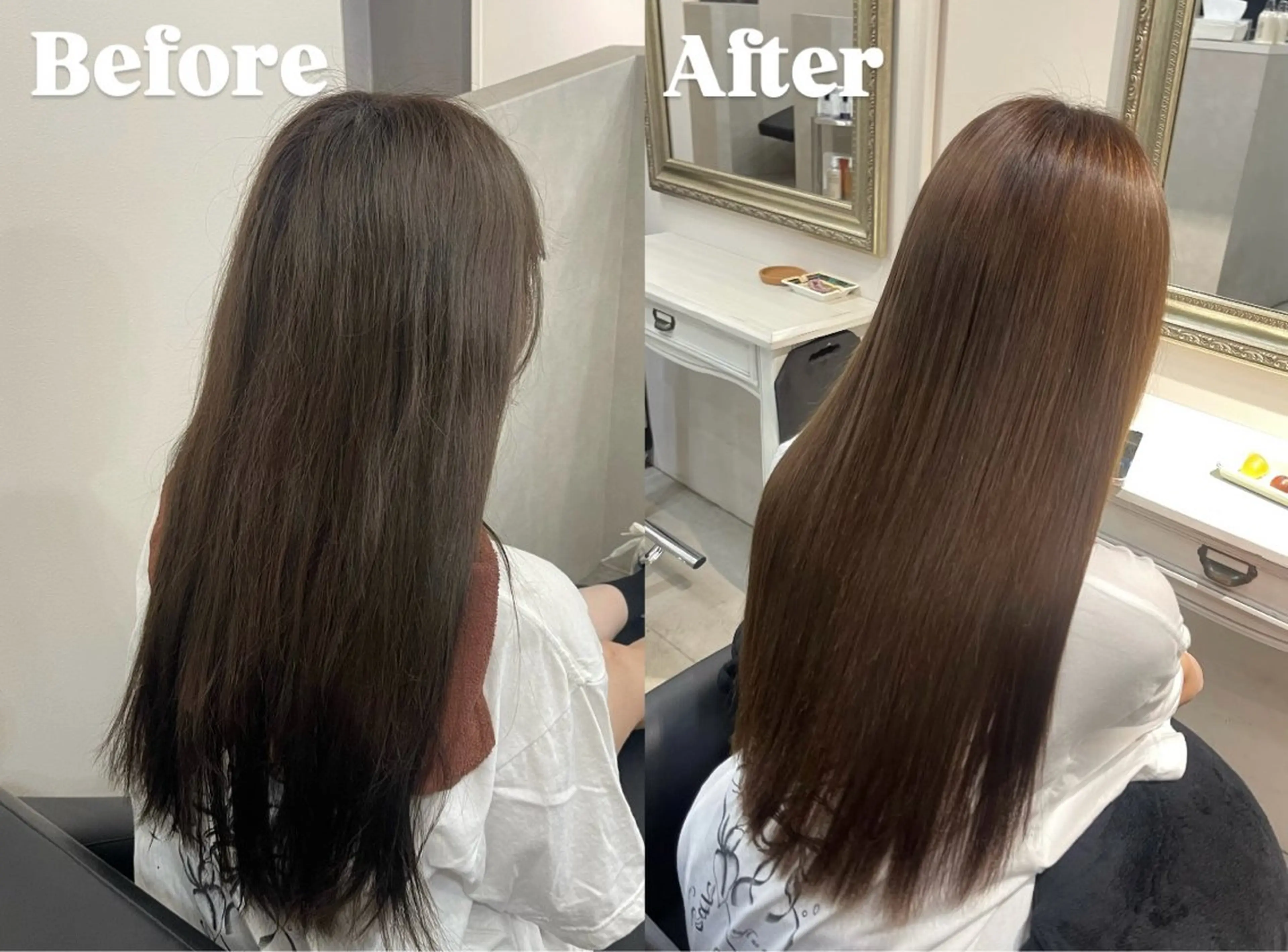 【2~3回目の方限定】縮毛矯正＋似合わせカット＋トリートメント(CIENケア付き)の写真