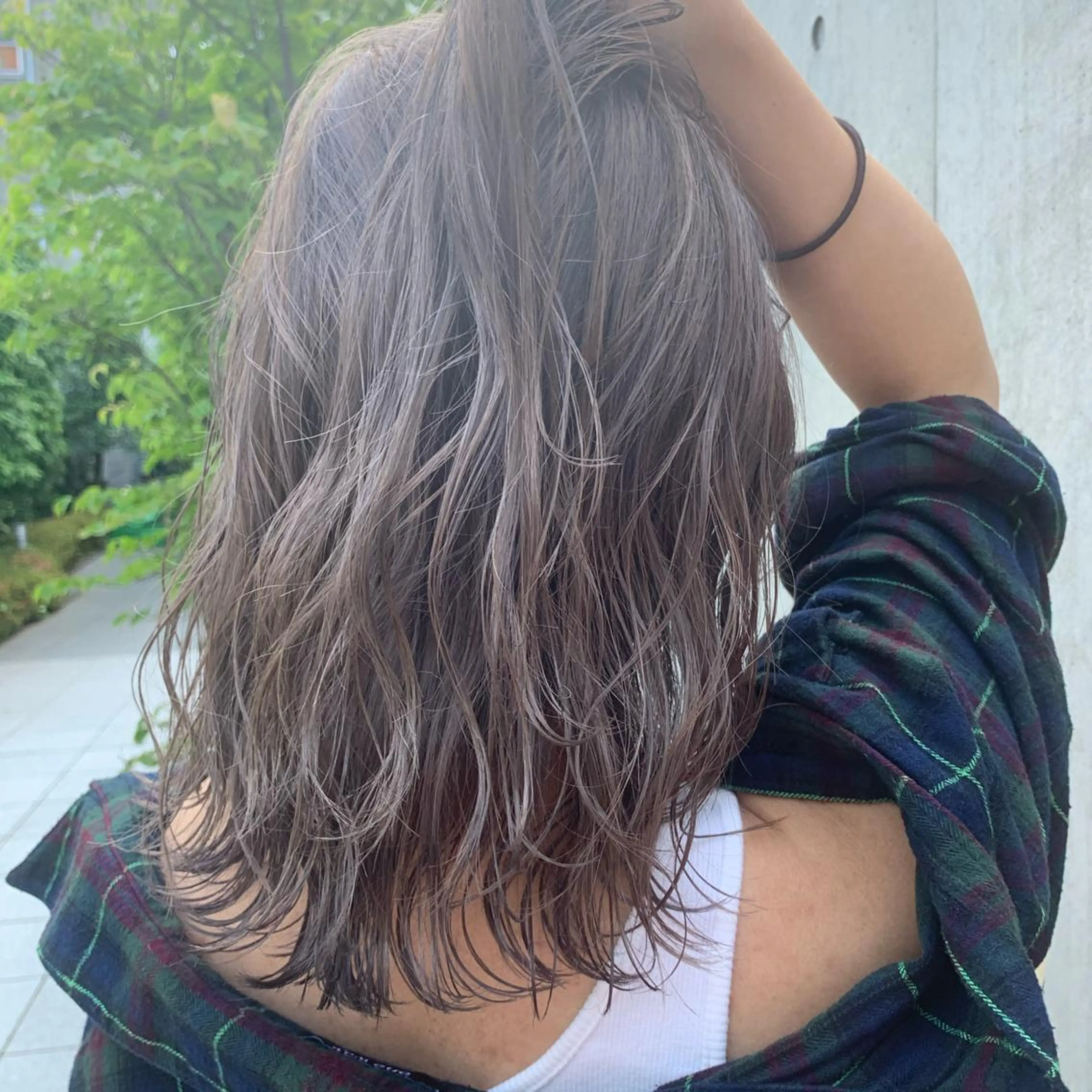 セミロング カラー マツエク・マツパ 🪞上品で可愛い韓国 ヘア🪞Rikutoのヘアスタイル