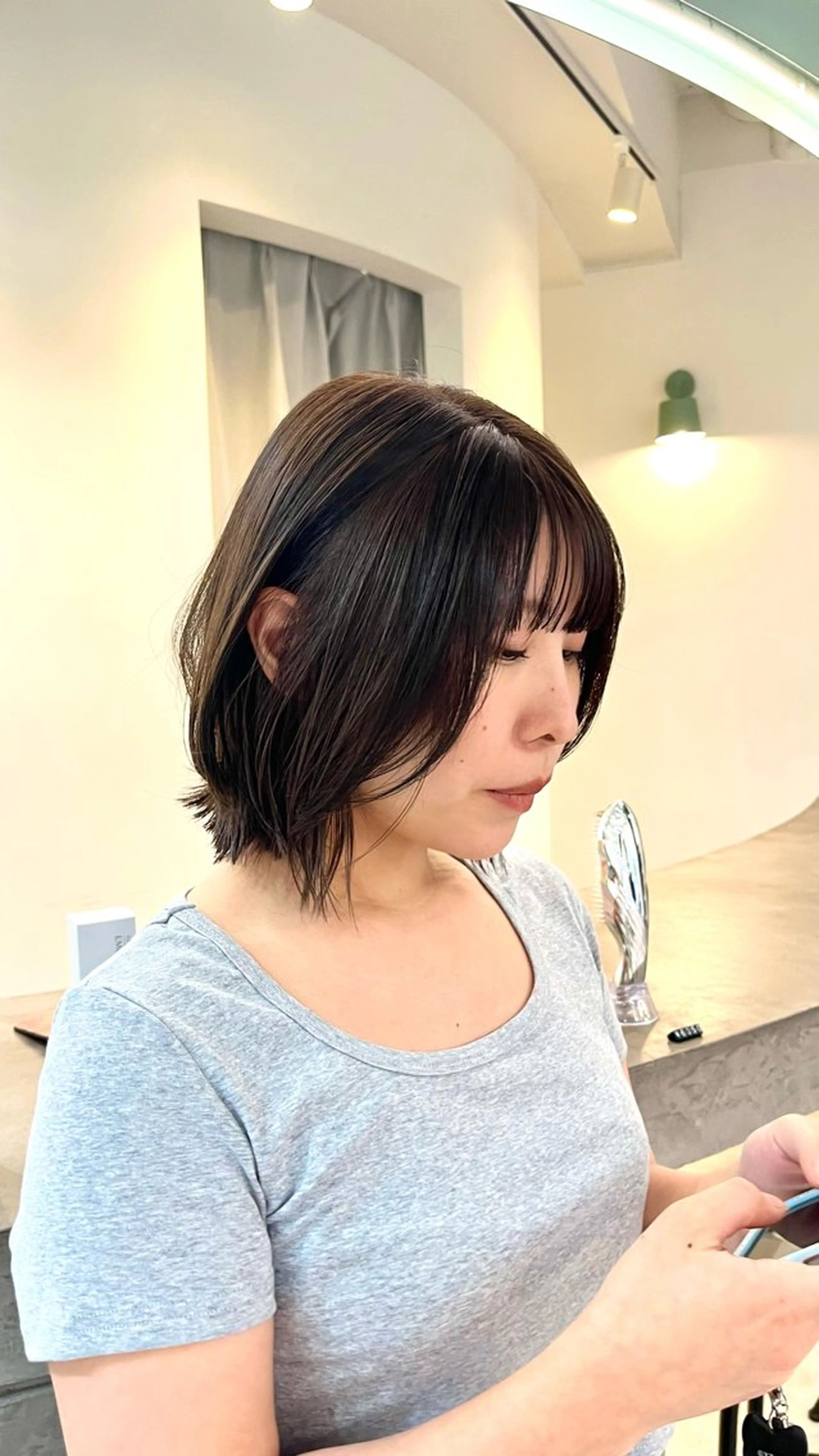ミディアム カット 鷲田 晴輝のヘアスタイル