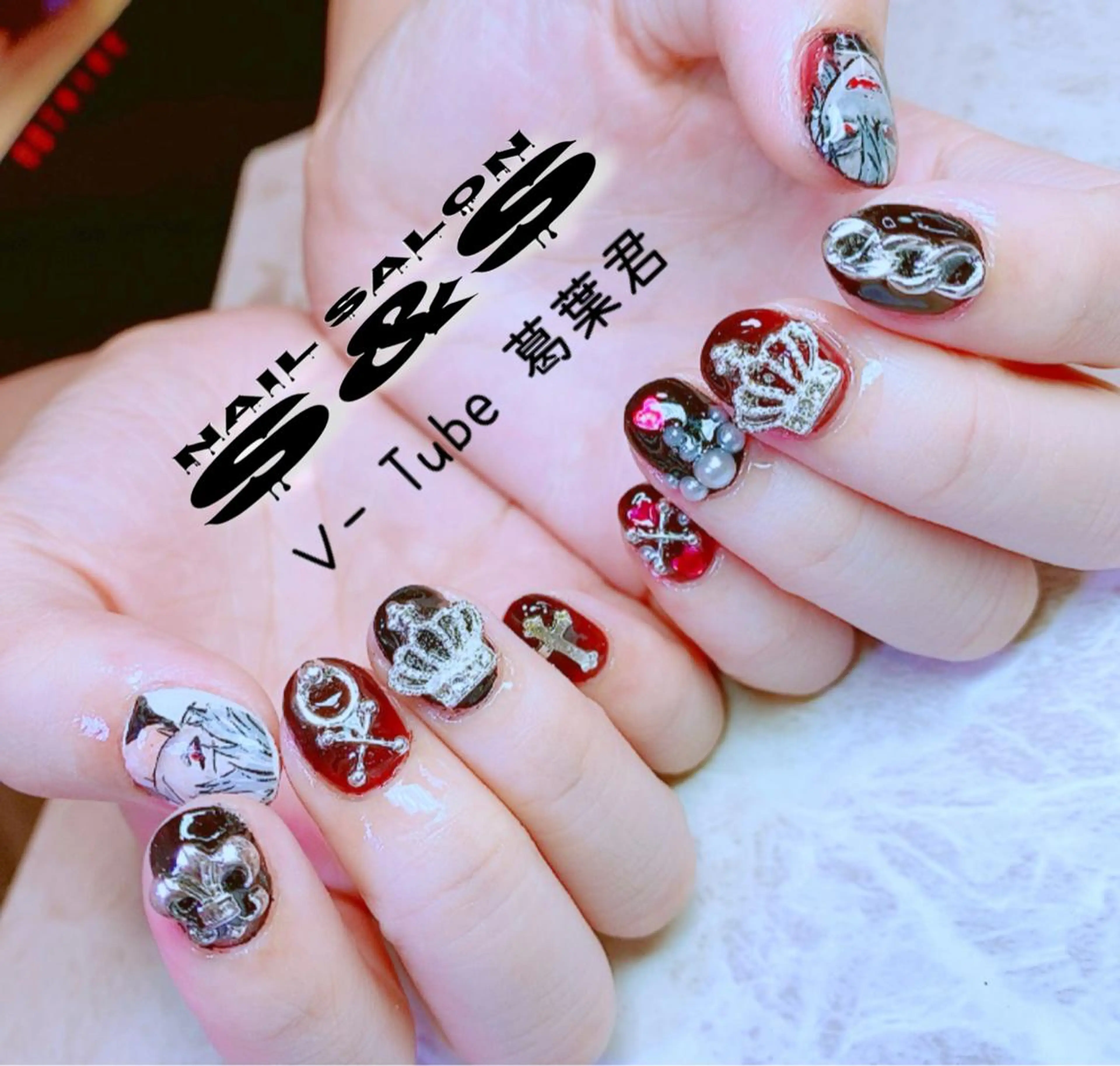 ネイル 長さ出し メンズネイル 持ち込み スカルプネイル S&S 村田小百合のネイルデザイン