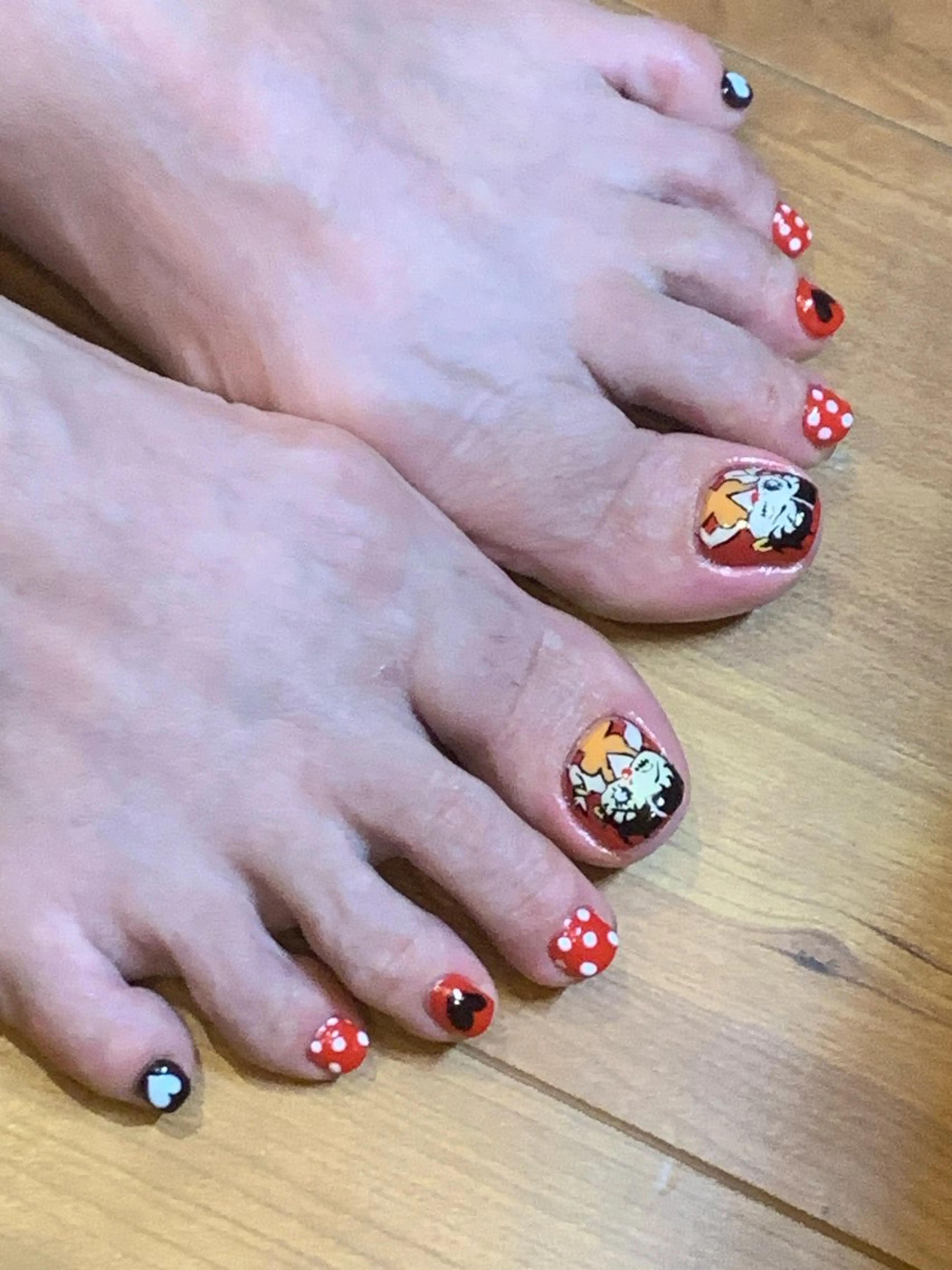 ネイル アートネイル 持ち込み フットネイル Nail_Aroma KOKOのネイルデザイン
