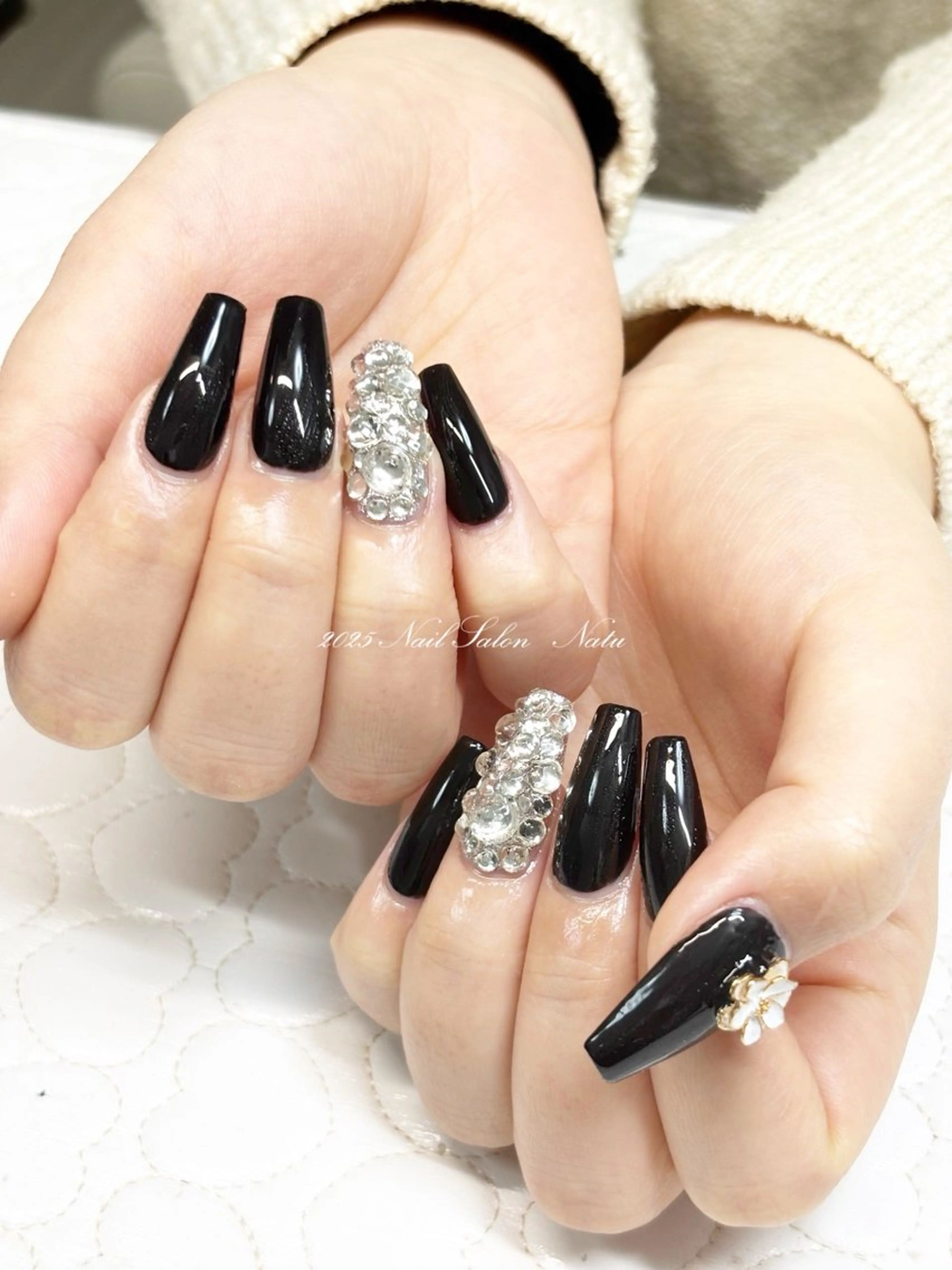 ネイル 長さ出し nailsalon　 Natuのネイルデザイン