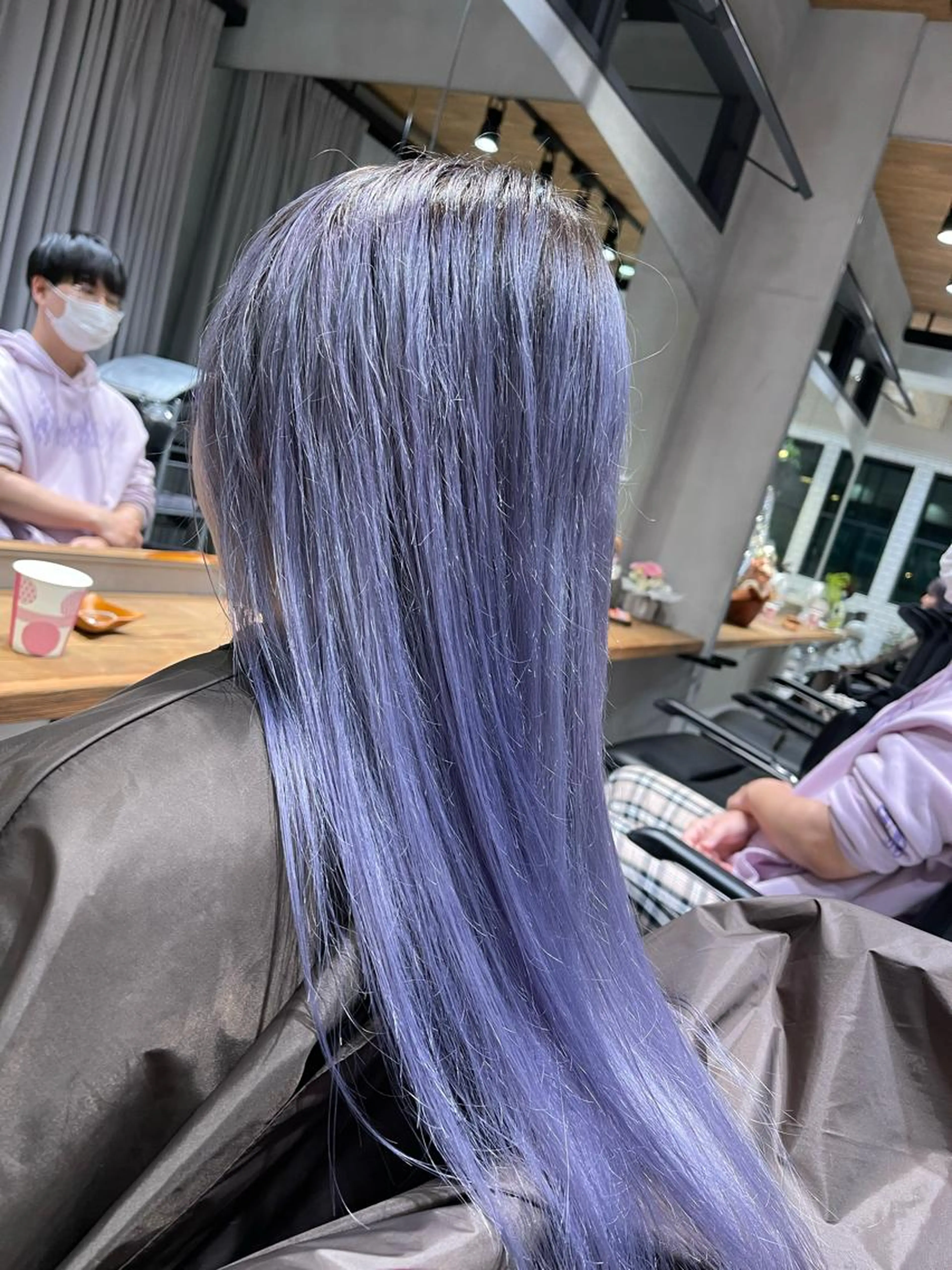 ダメージレス　ケアブリーチ+フルカラー+ハホニコ3stpトリートメントの写真