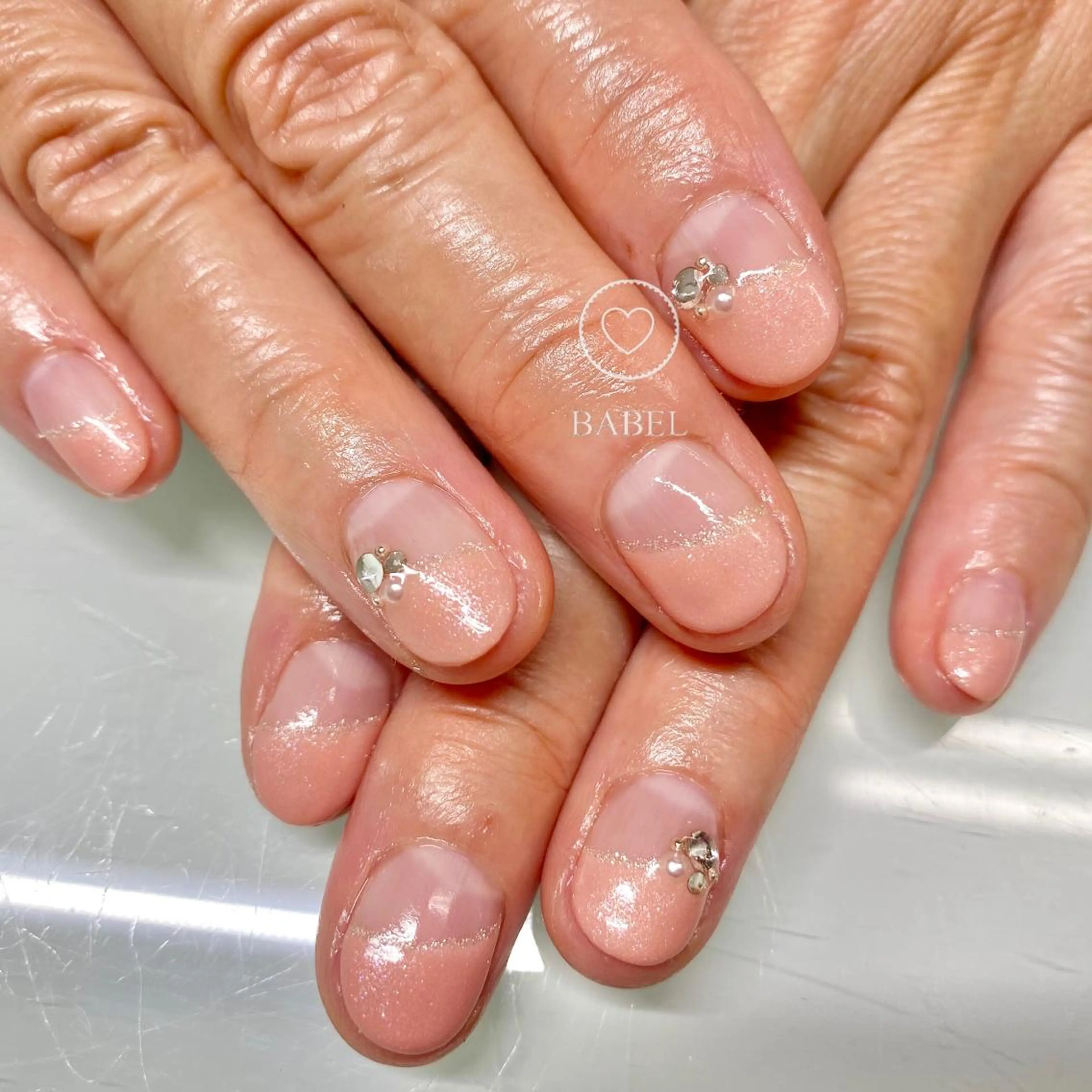 ネイル アートネイル 春ネイル BABELバベル所属・江戸川橋✨BABEL 【バベル】大人可愛いのネイルデザイン