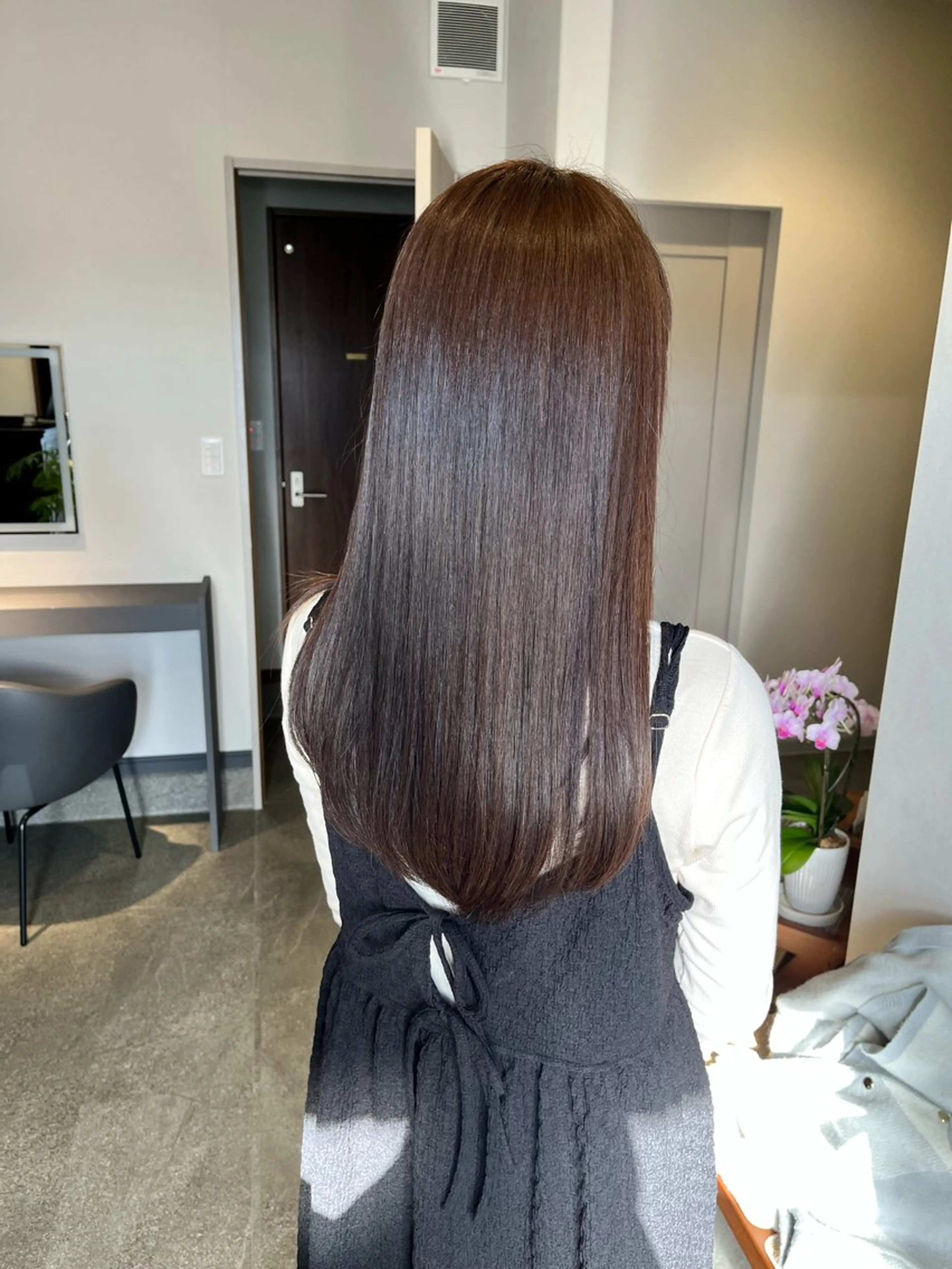 ロング カット ヘアカラー 堀越 エリのヘアスタイル