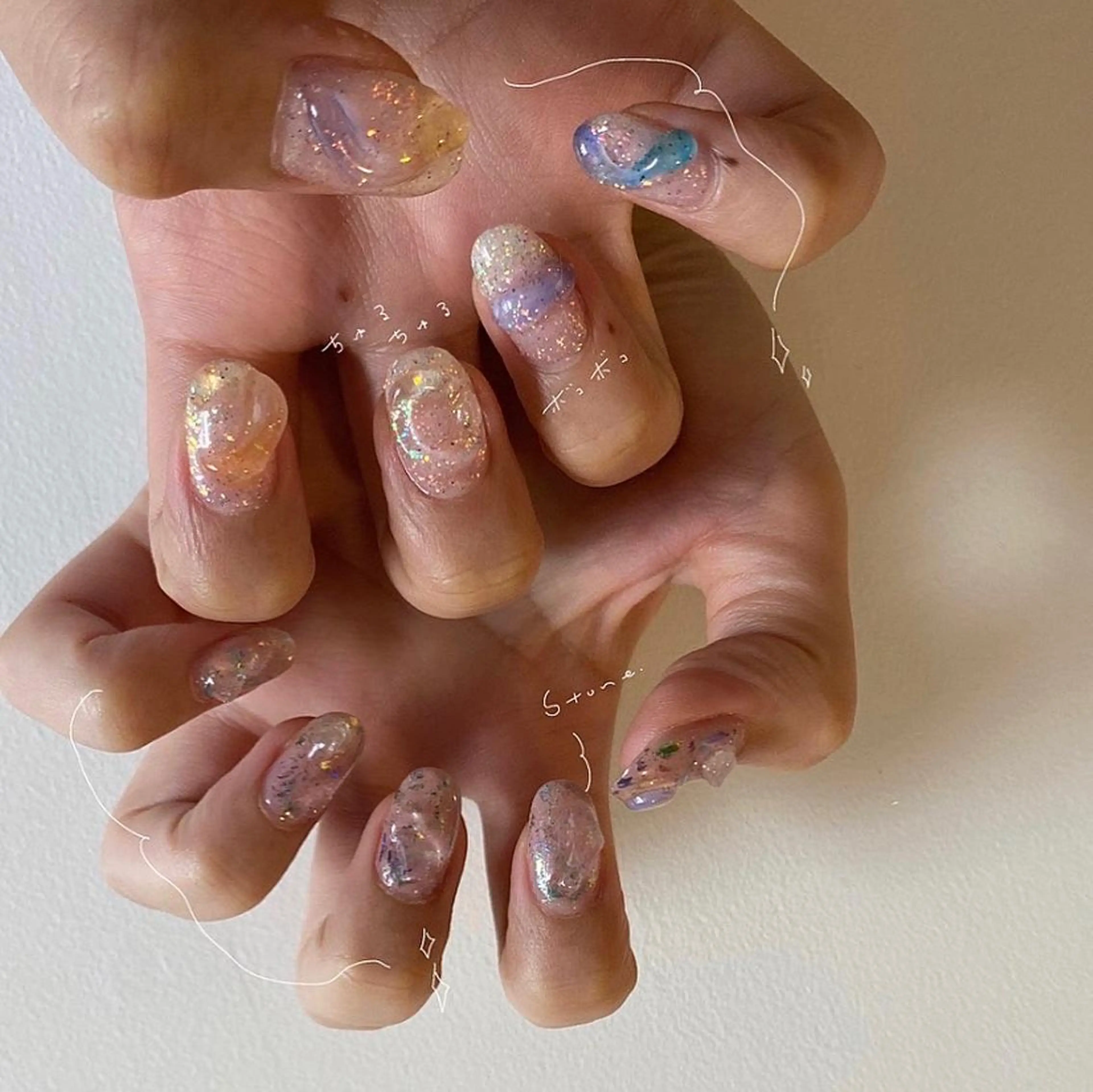 ネイル 持ち込み ハンドネイル &. momoのネイルデザイン